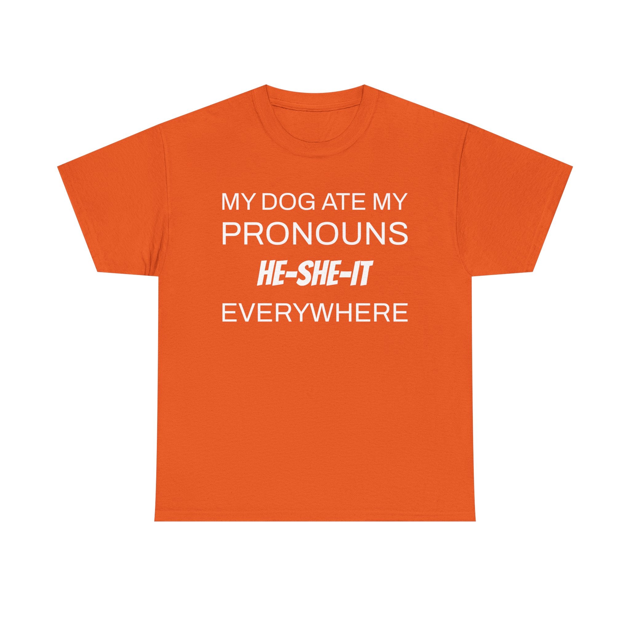Funny Pronouns T-Shirt, Trendy LGBTQ+ Pride Tee, Casual Wear, Everyday Statement Top