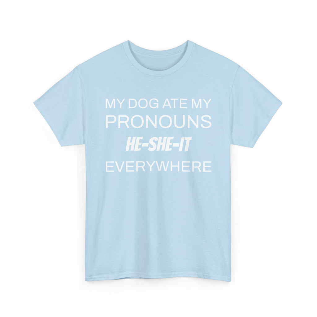 Funny Pronouns T-Shirt, Trendy LGBTQ+ Pride Tee, Casual Wear, Everyday Statement Top