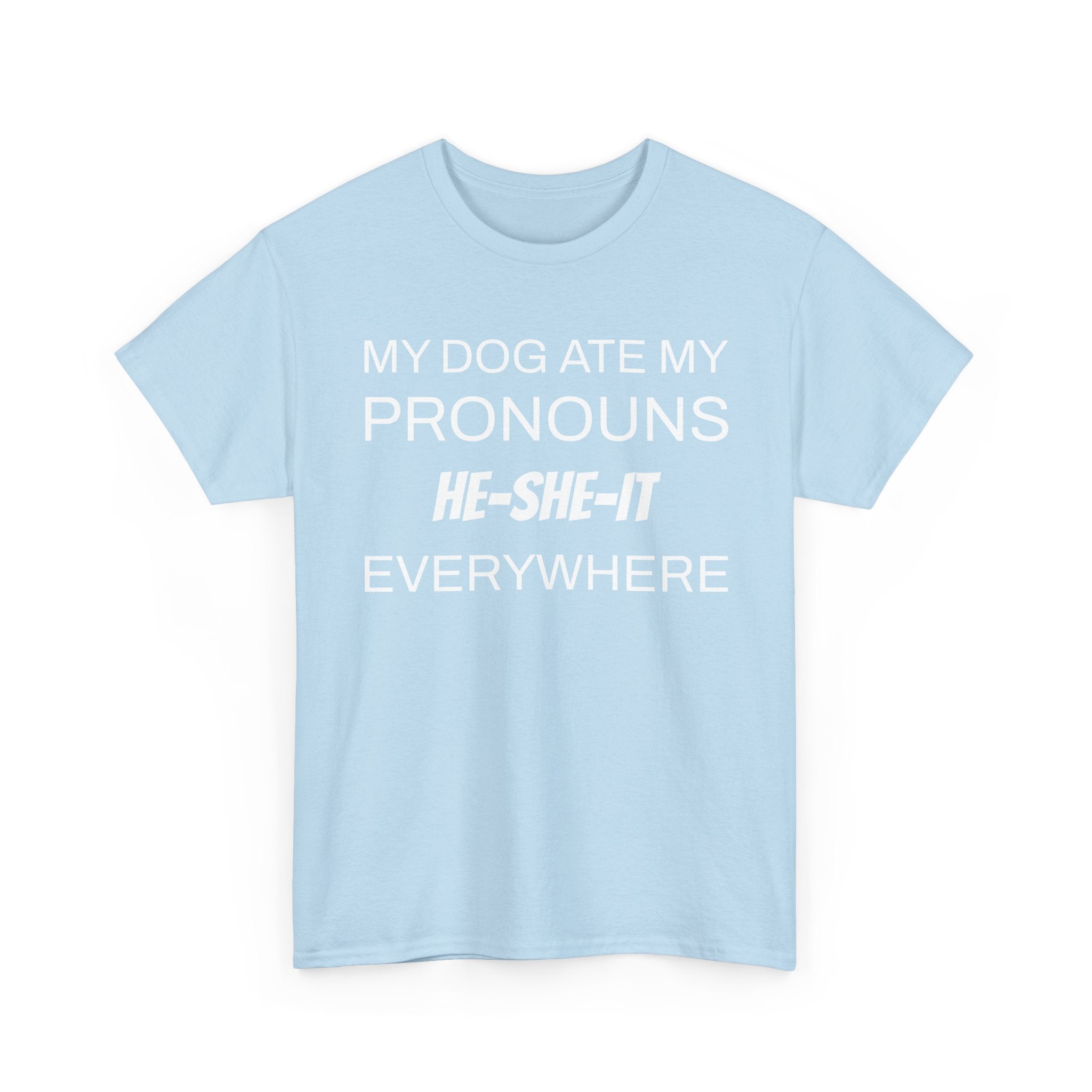 Funny Pronouns T-Shirt, Trendy LGBTQ+ Pride Tee, Casual Wear, Everyday Statement Top