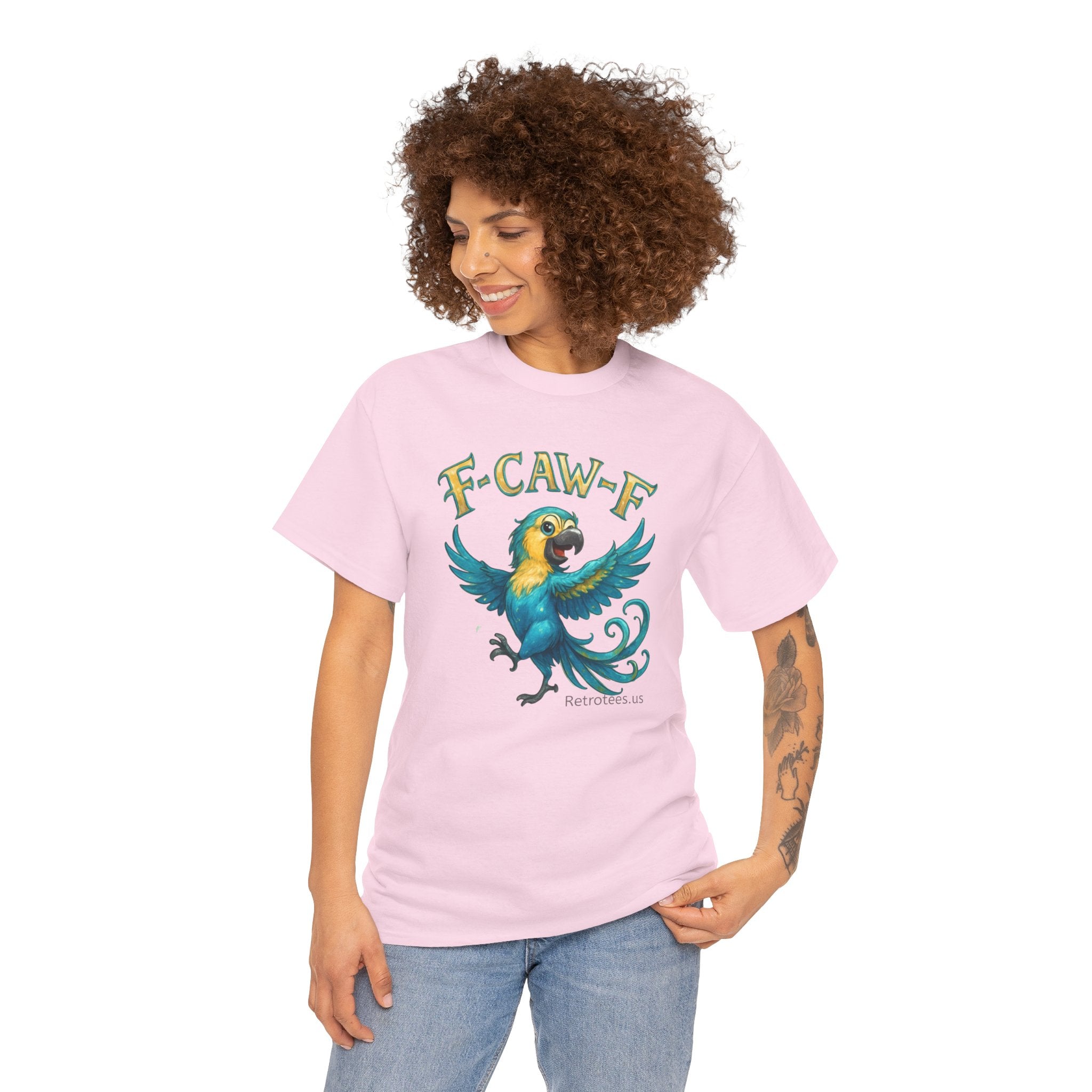 Parrot 'F-CAW-F' Graphic Tee