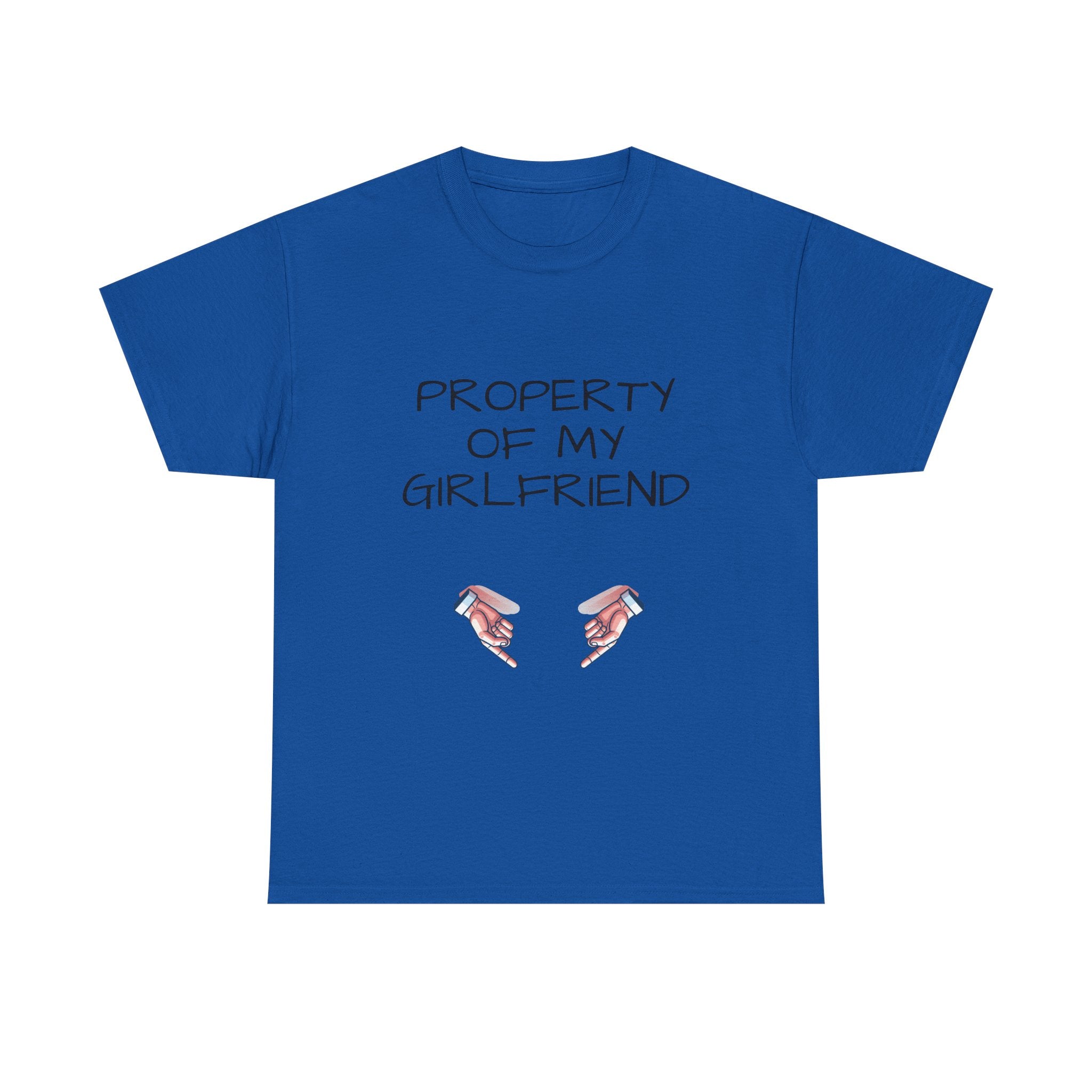 Property of My Girlfriend Tee - Cute Unisex Cotton Shirt, Couples Gift, Relationship Humor Tee, Valentine's Day Gift, Fun Casual Wear