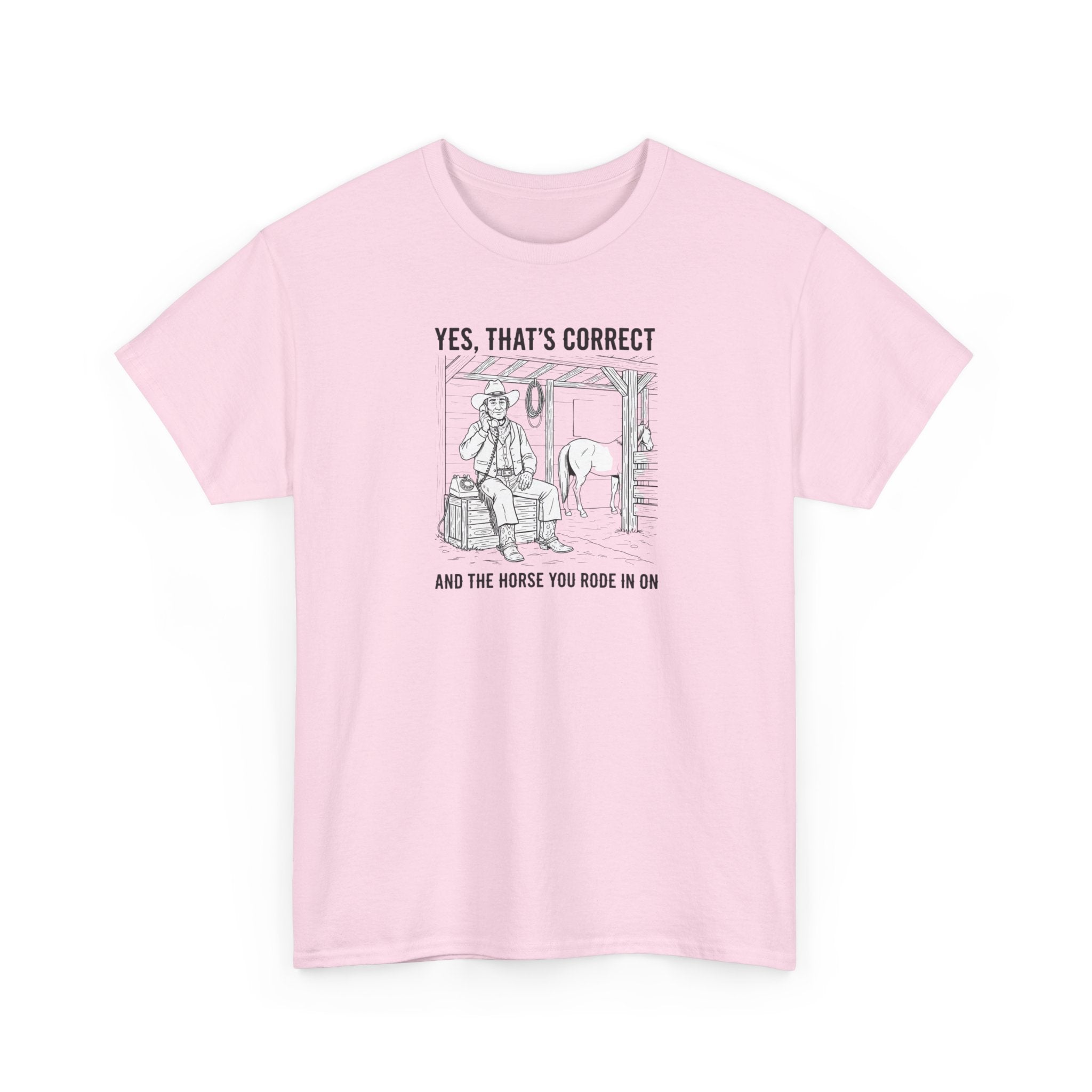 ...and the horse you rode in on - Heavy Tee