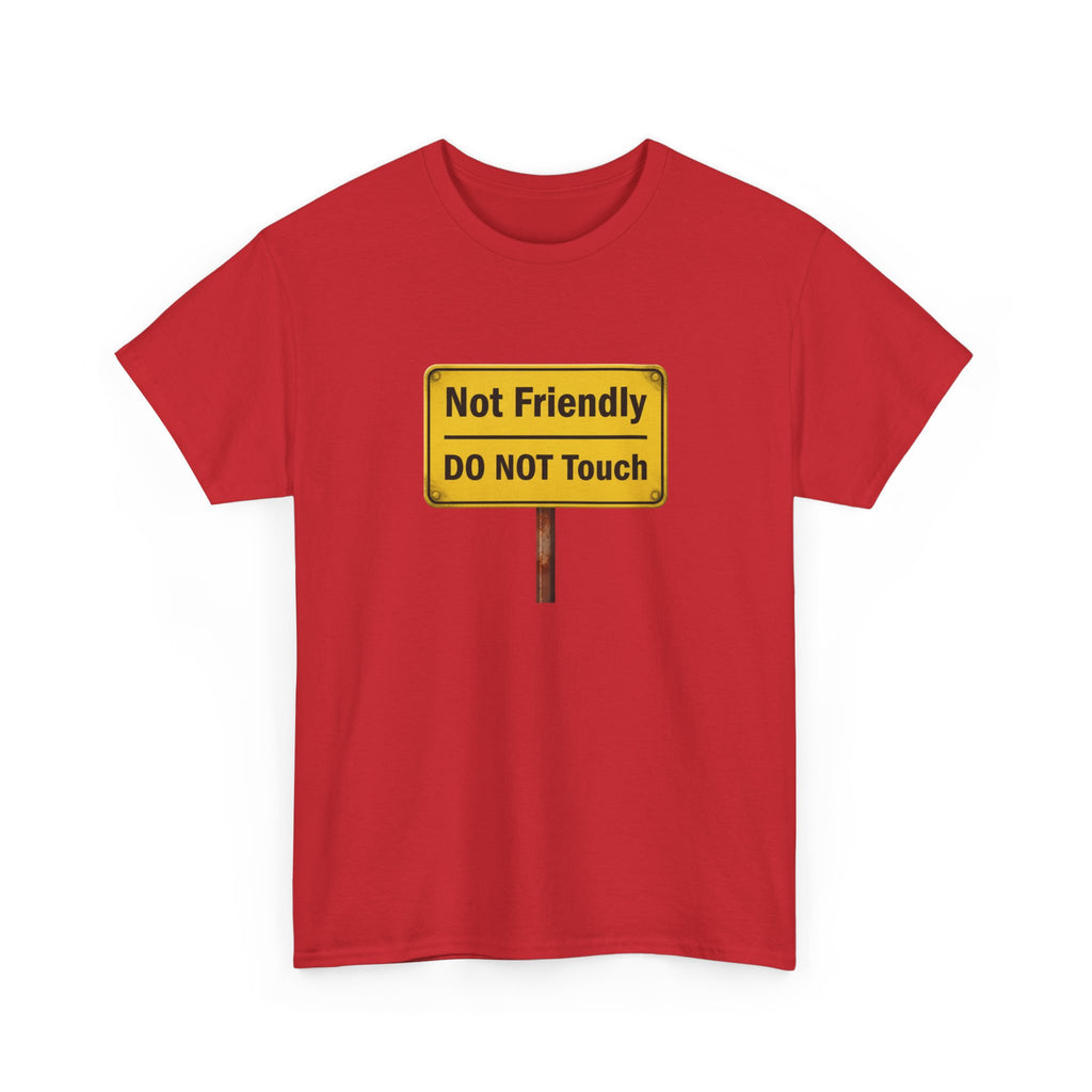 Not Friendly - Heavy Cotton Tee