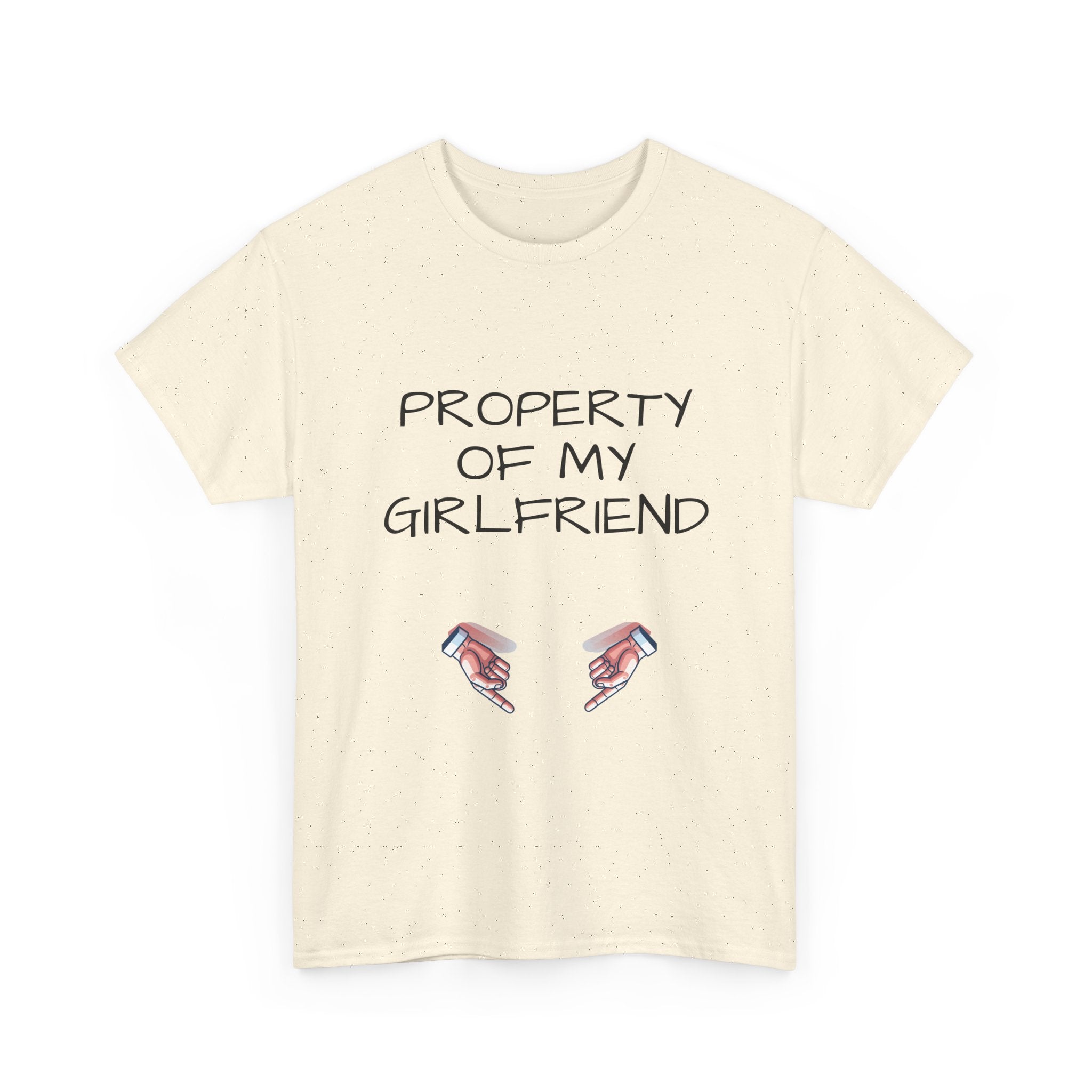 Property of My Girlfriend Tee - Cute Unisex Cotton Shirt, Couples Gift, Relationship Humor Tee, Valentine's Day Gift, Fun Casual Wear