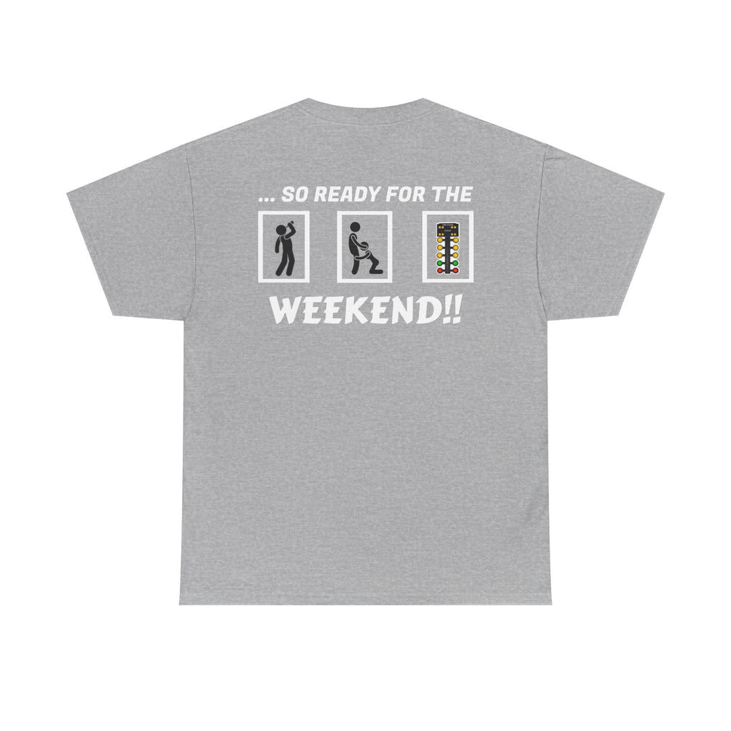 Weekend Vibes Unisex Heavy Cotton Tee, Casual Graphic Shirt, Perfect for Relaxation, Gift for Friends, Summer Wear