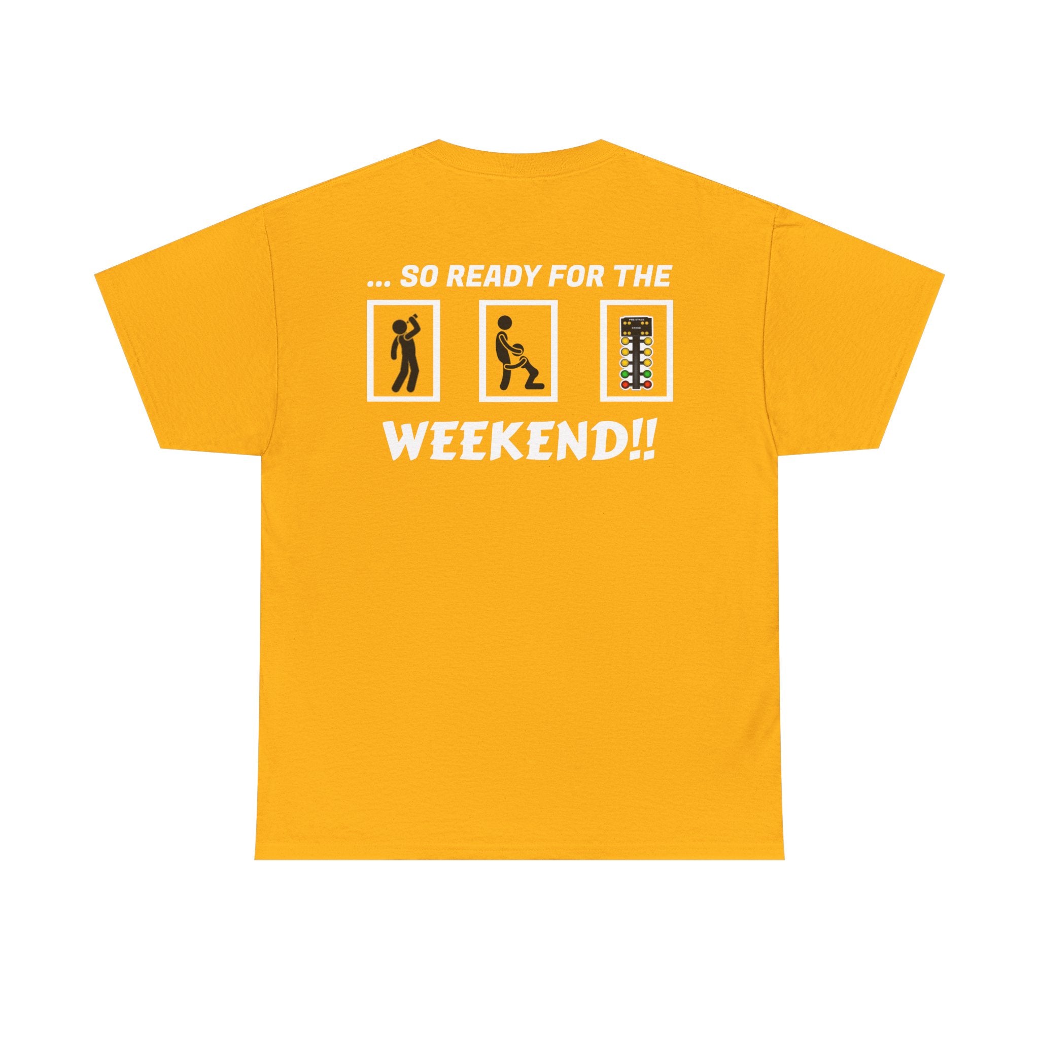 Weekend Vibes Unisex Heavy Cotton Tee, Casual Graphic Shirt, Perfect for Relaxation, Gift for Friends, Summer Wear