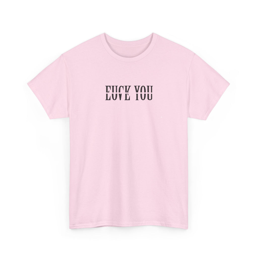 Ambigram "Love You / F*** You"