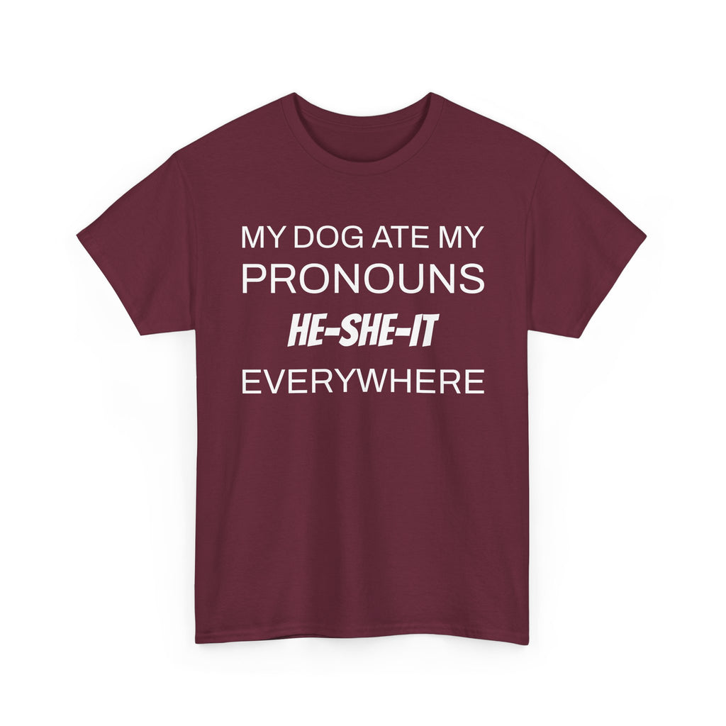 Funny Pronouns T-Shirt, Trendy LGBTQ+ Pride Tee, Casual Wear, Everyday Statement Top
