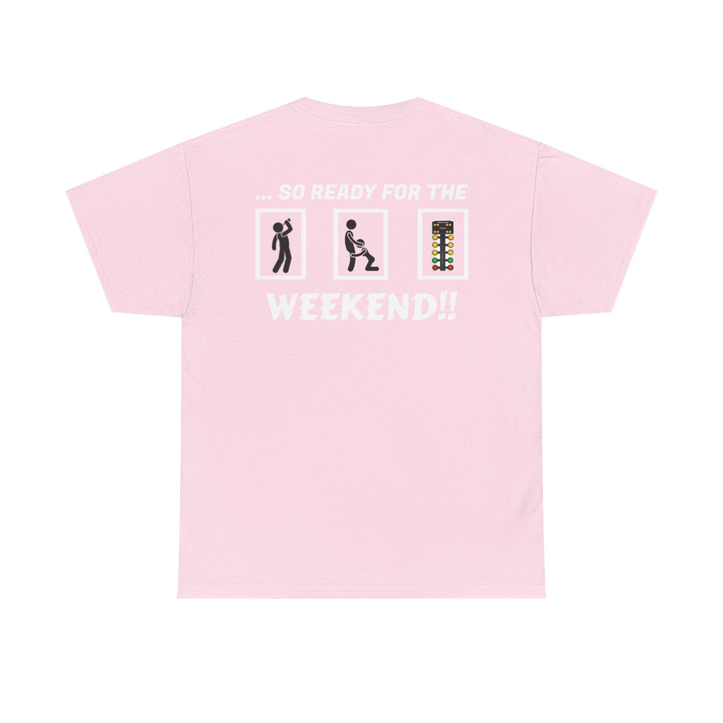 Weekend Vibes Unisex Heavy Cotton Tee, Casual Graphic Shirt, Perfect for Relaxation, Gift for Friends, Summer Wear