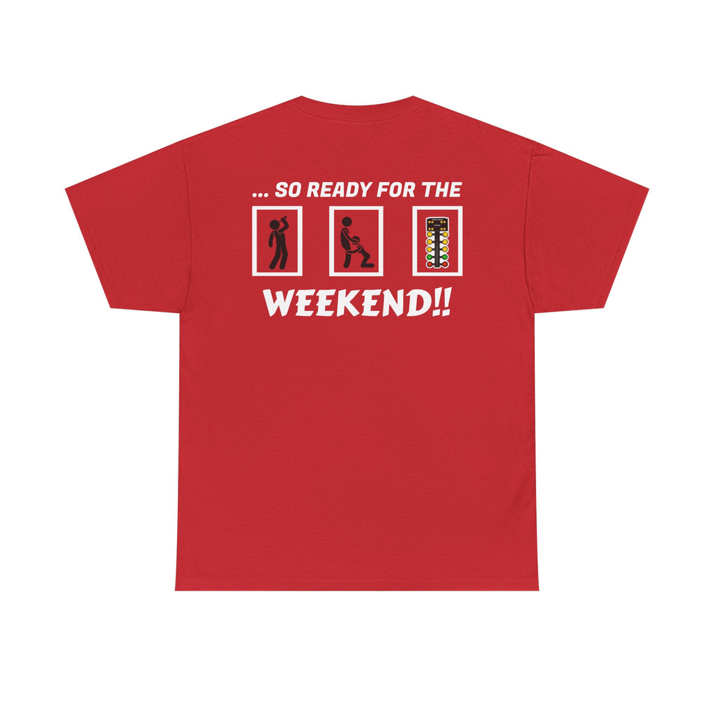 Weekend Vibes Unisex Heavy Cotton Tee, Casual Graphic Shirt, Perfect for Relaxation, Gift for Friends, Summer Wear