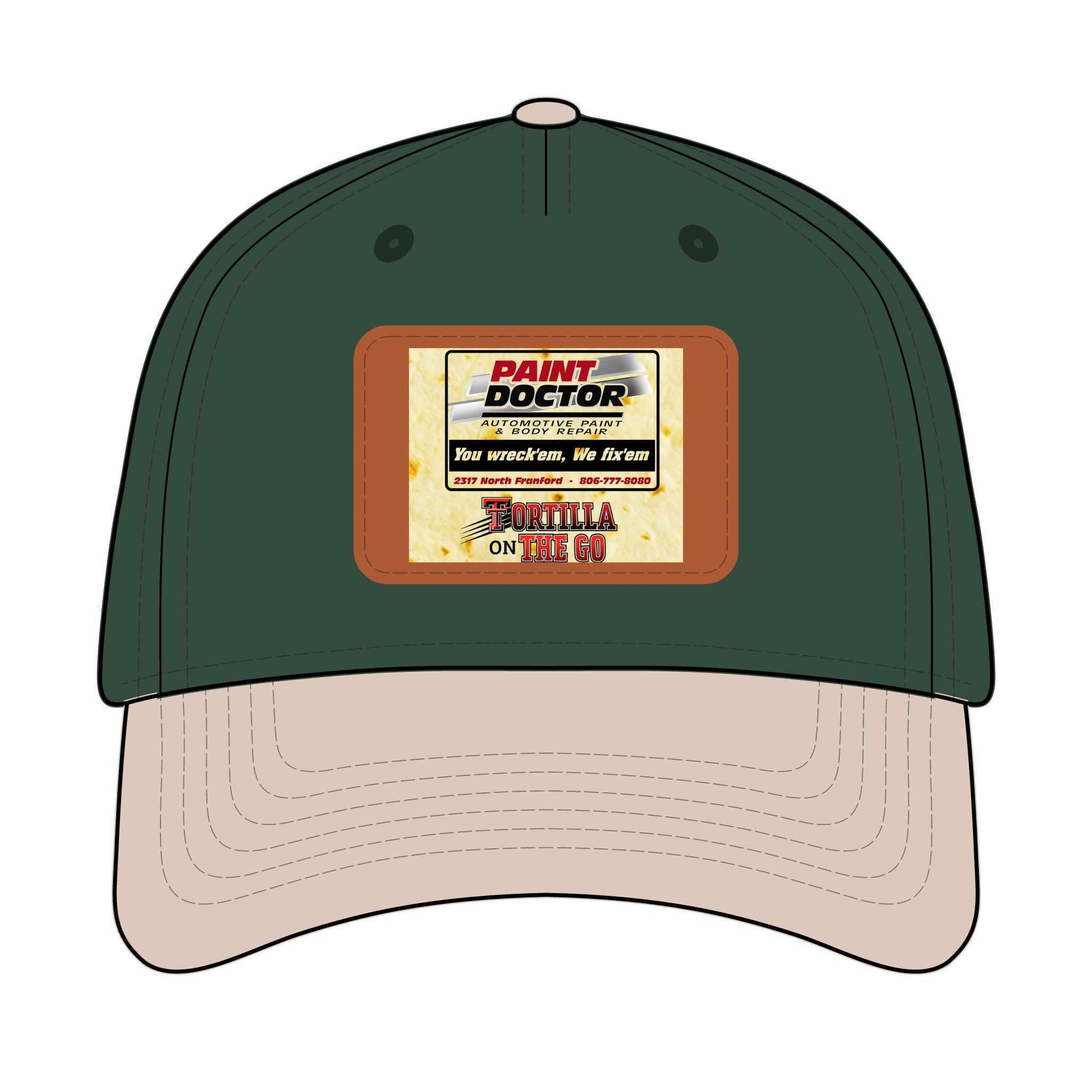 Paint Doctor Leather Patch Baseball Cap