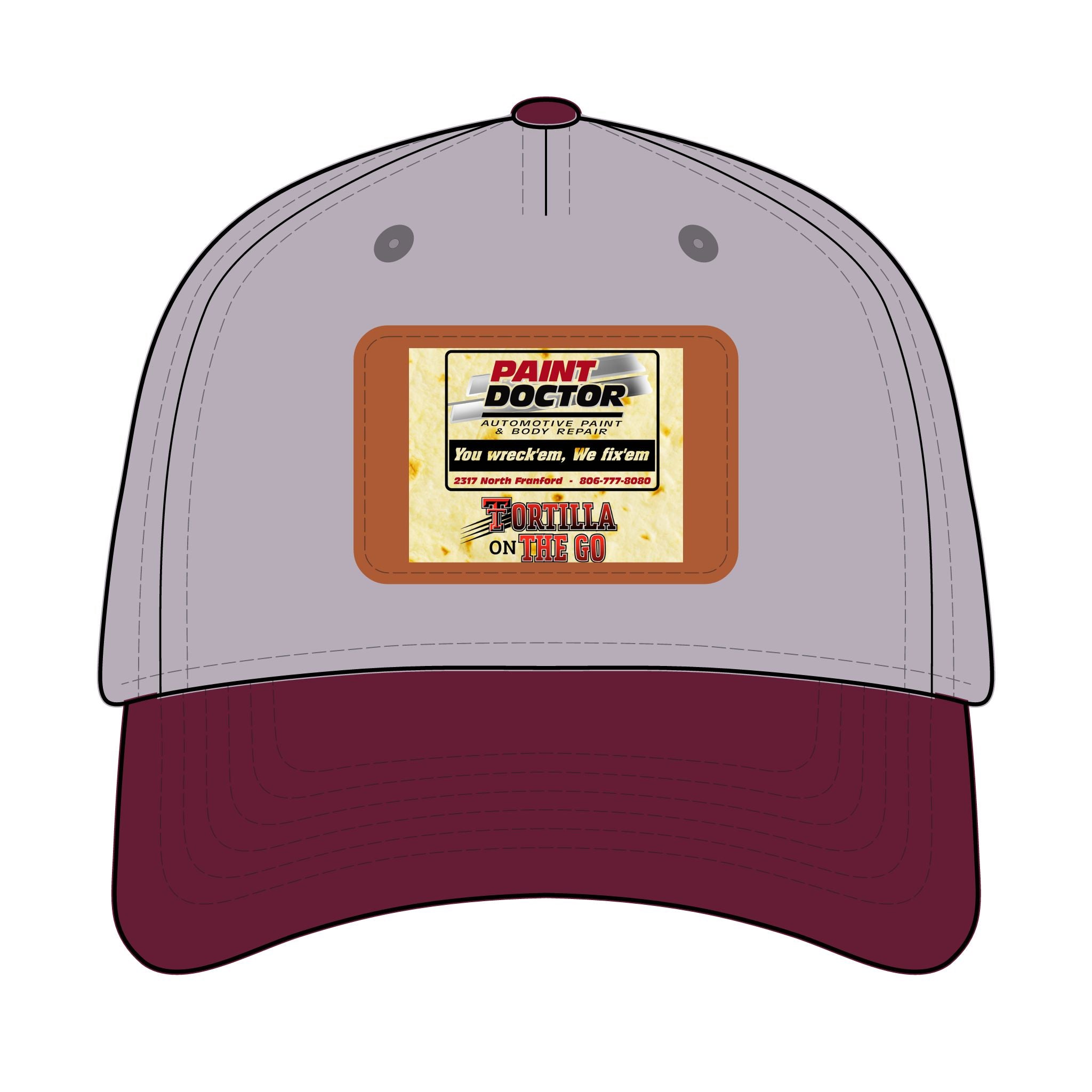 Paint Doctor Leather Patch Baseball Cap