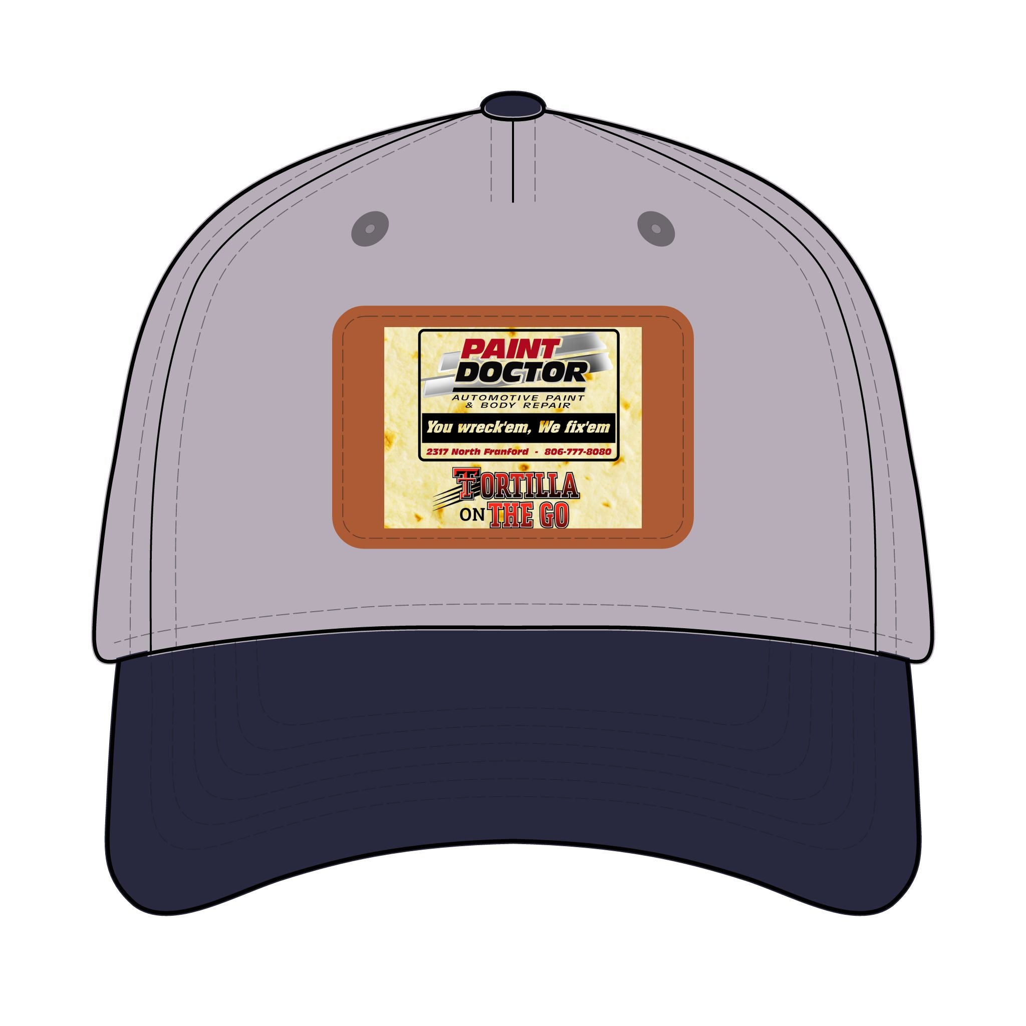 Paint Doctor Leather Patch Baseball Cap