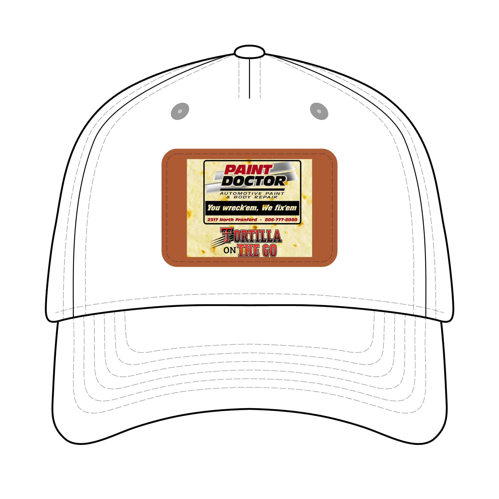 Paint Doctor Leather Patch Baseball Cap