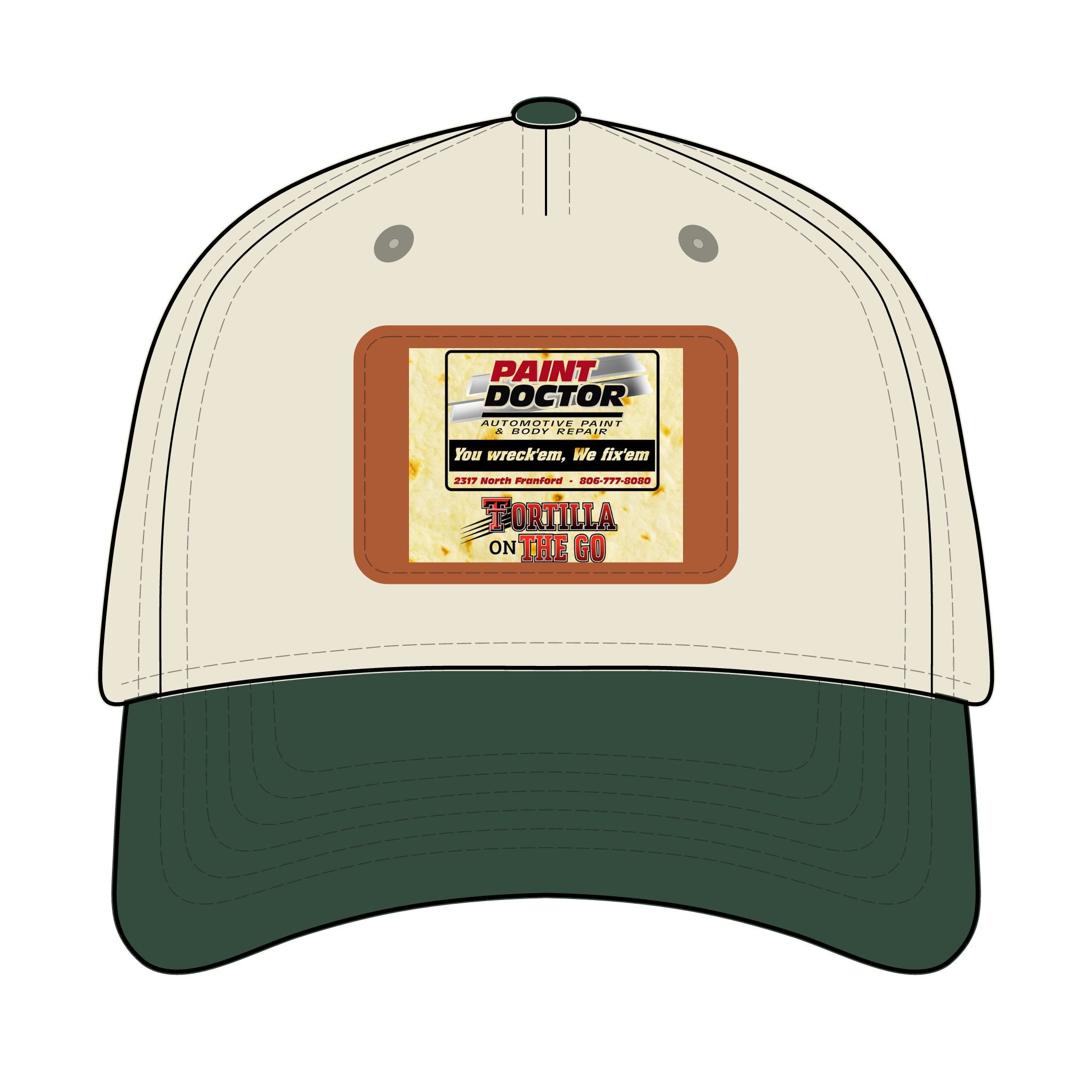 Paint Doctor Leather Patch Baseball Cap