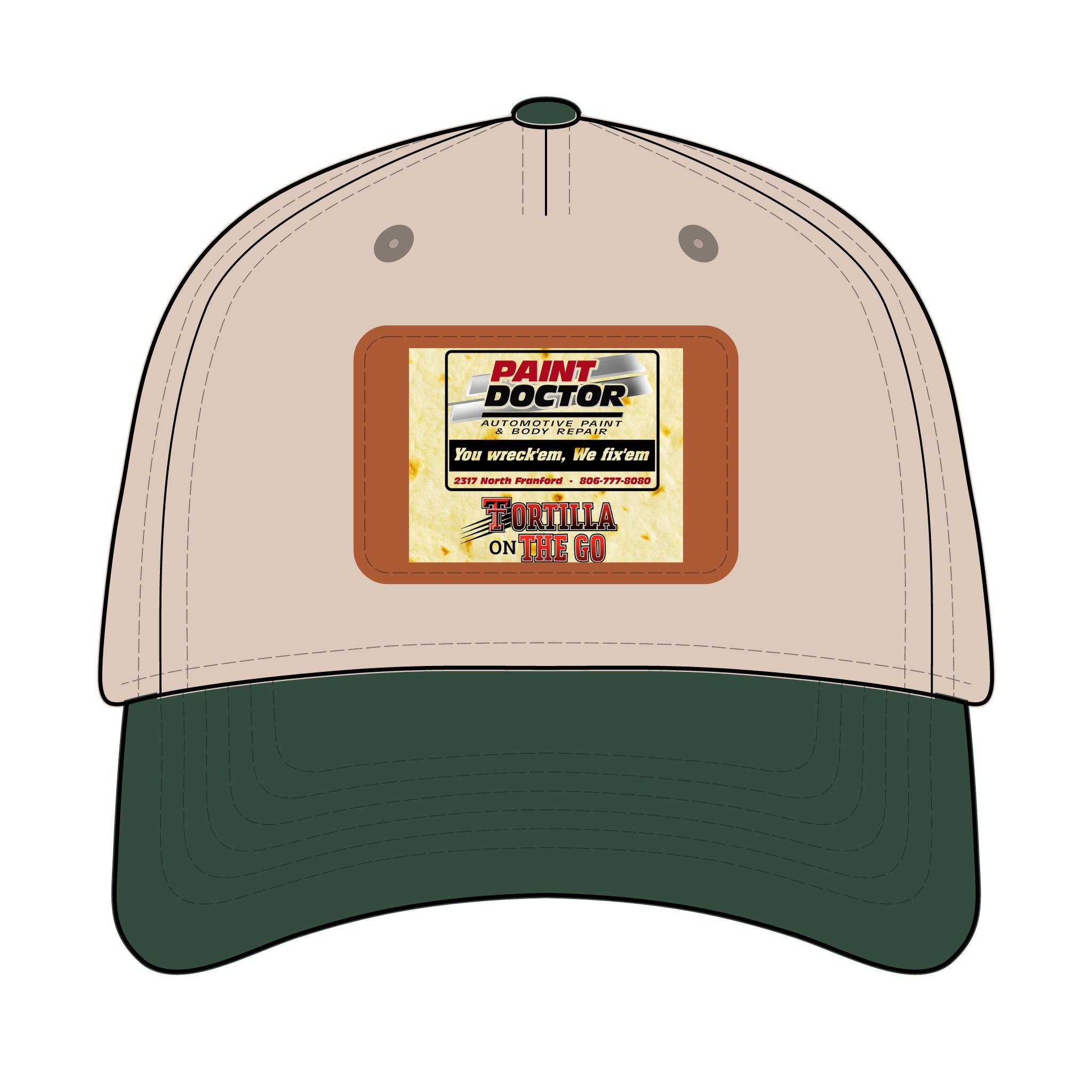 Paint Doctor Leather Patch Baseball Cap