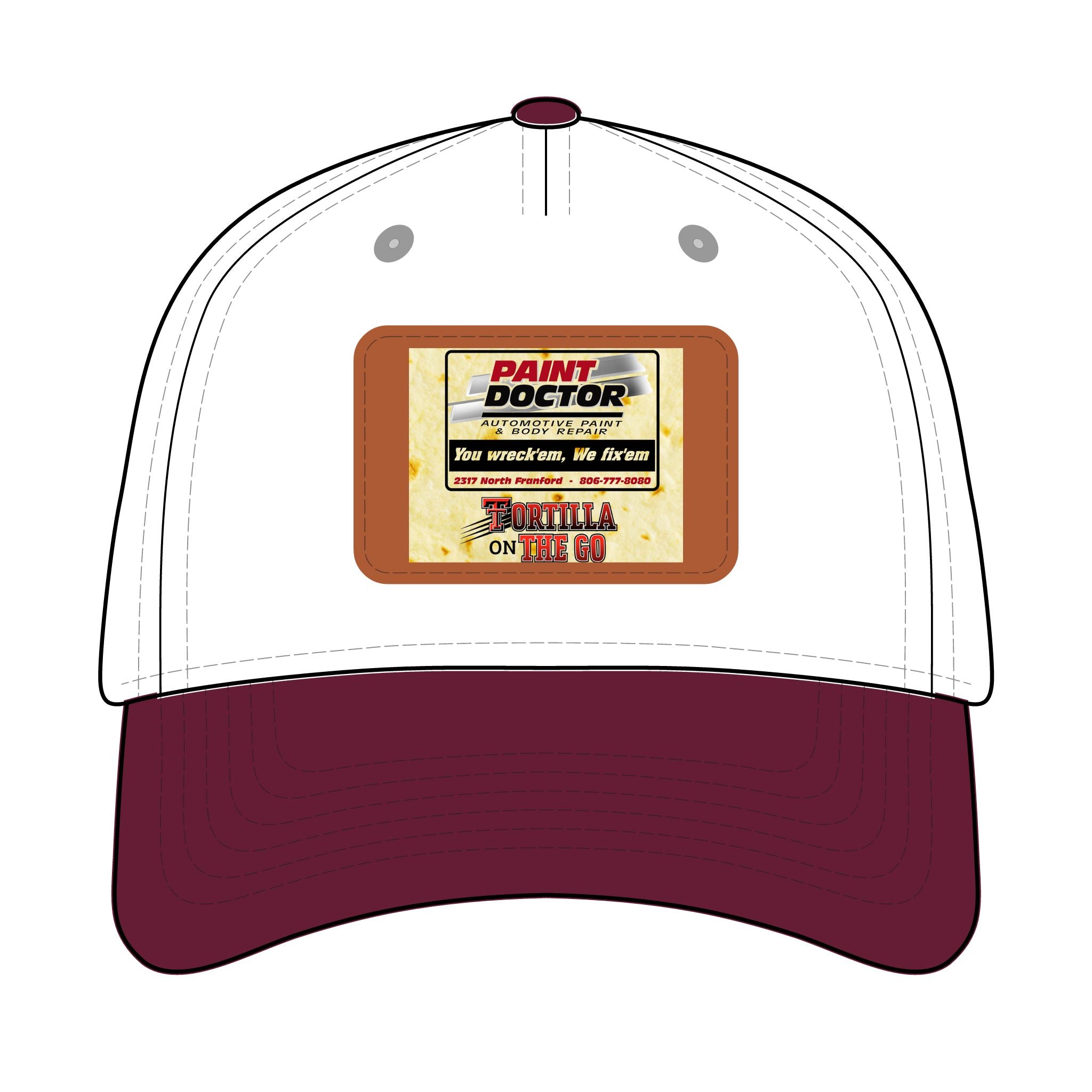 Paint Doctor Leather Patch Baseball Cap