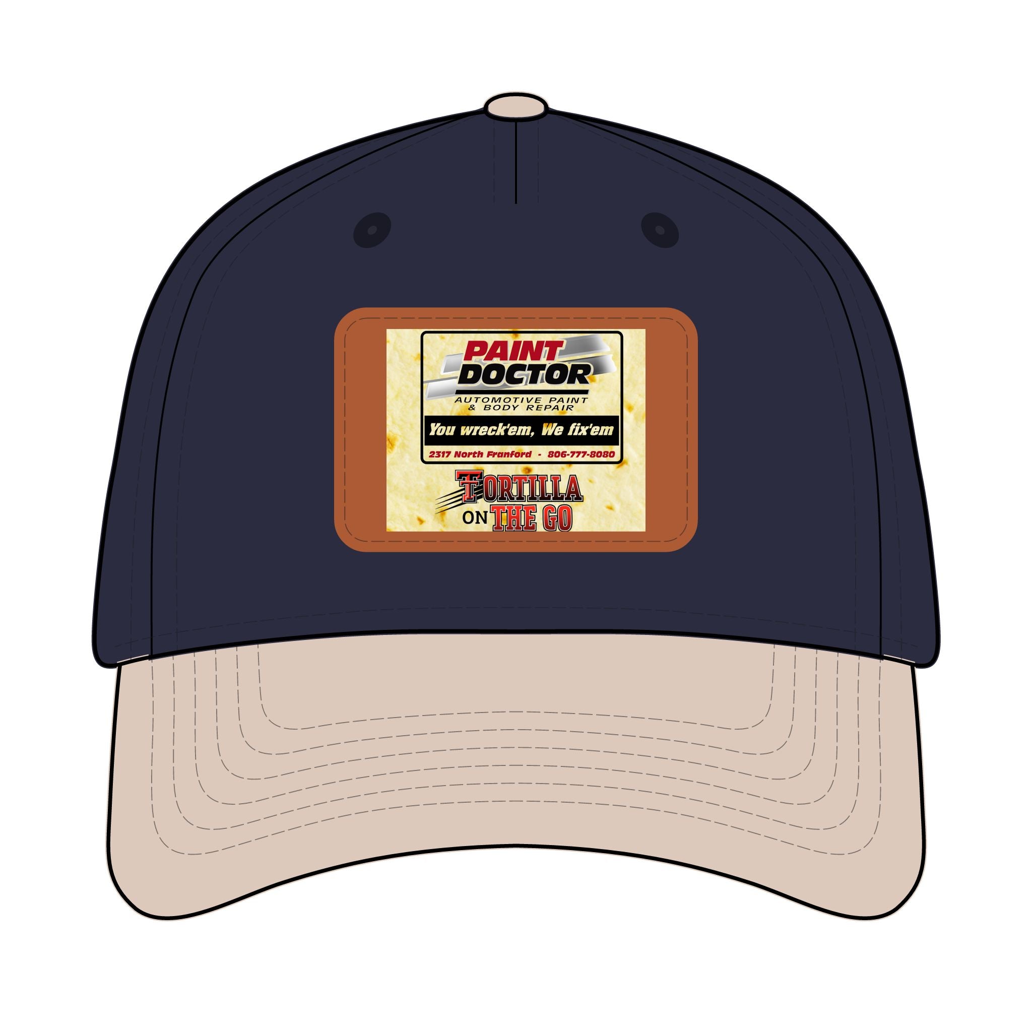 Paint Doctor Leather Patch Baseball Cap