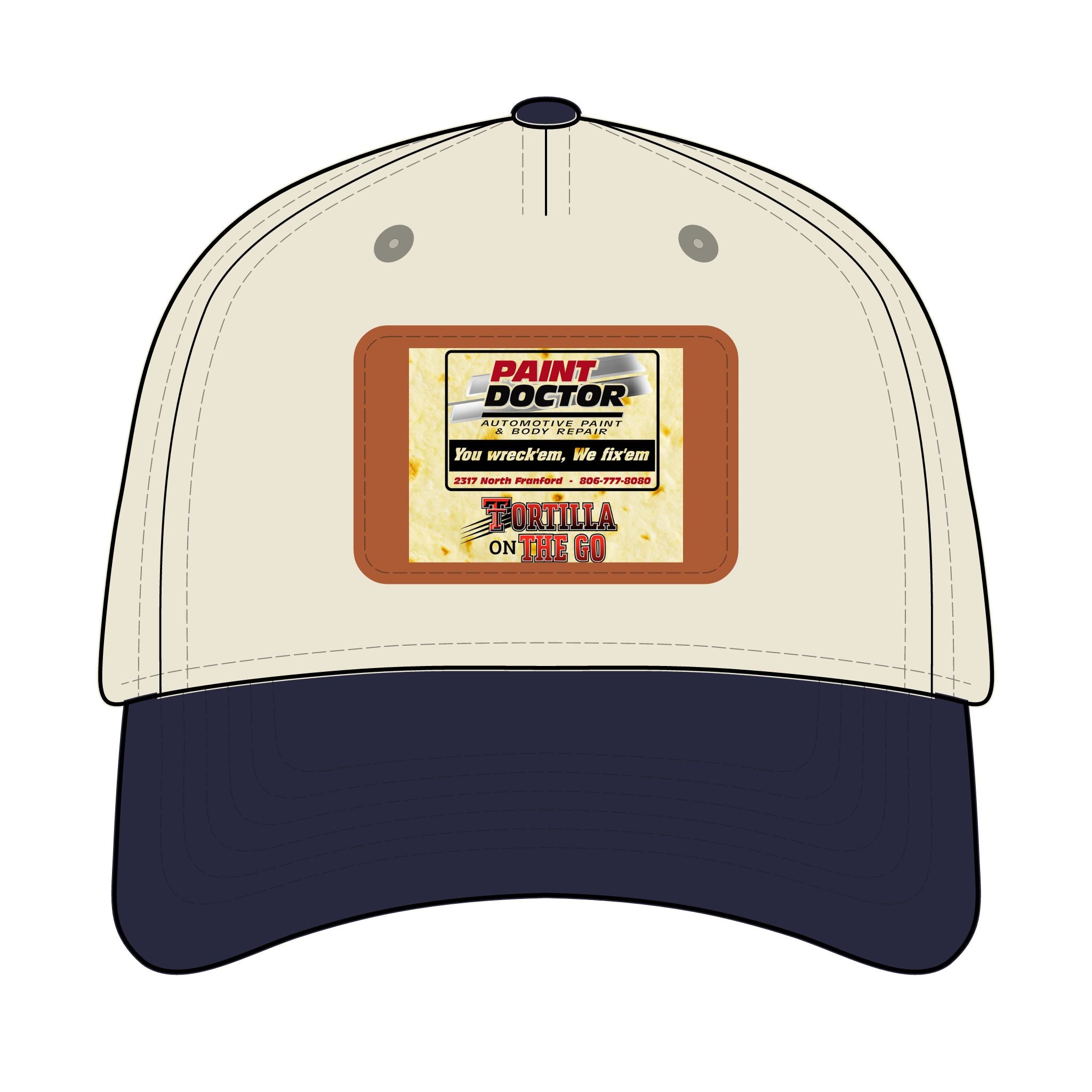 Paint Doctor Leather Patch Baseball Cap