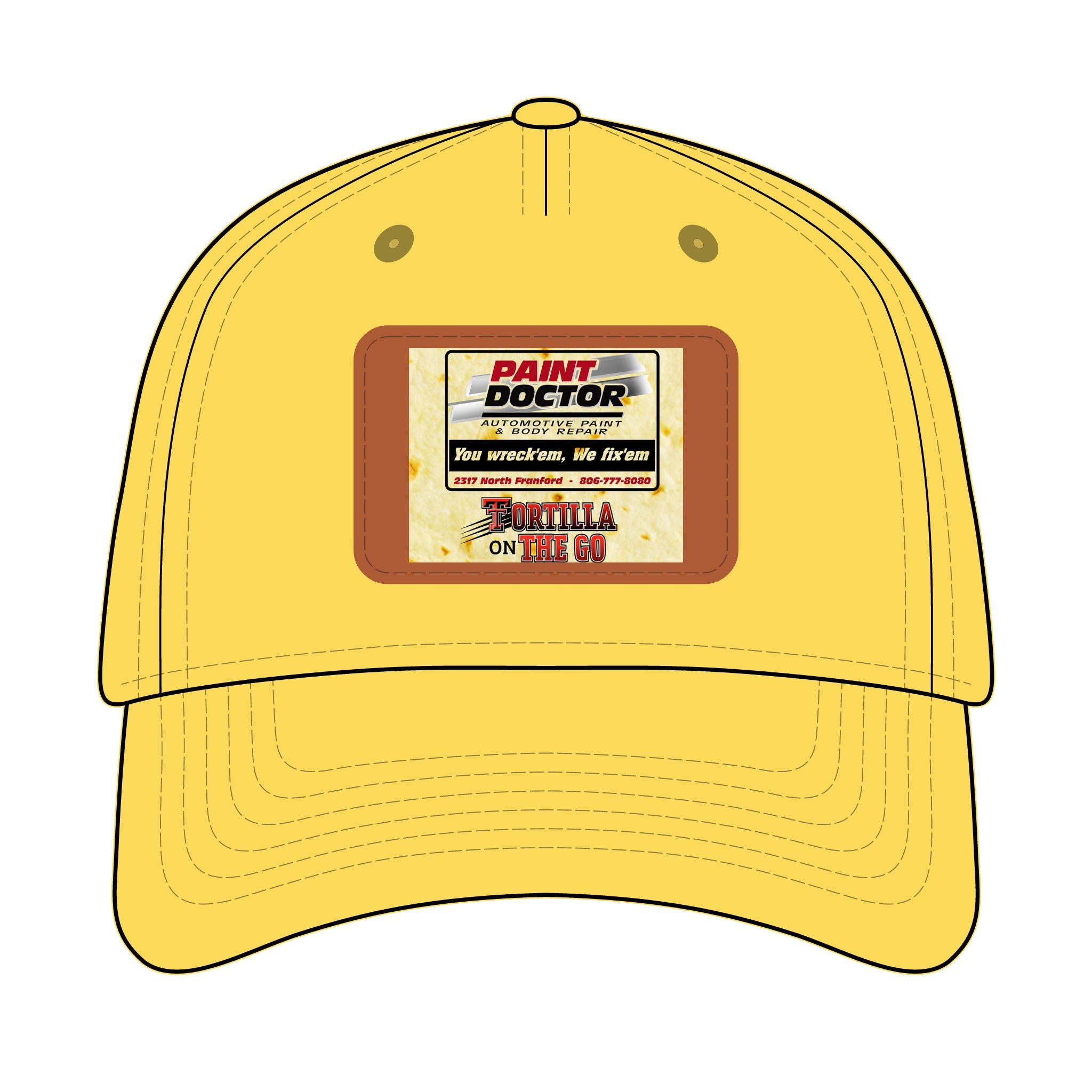 Paint Doctor Leather Patch Baseball Cap