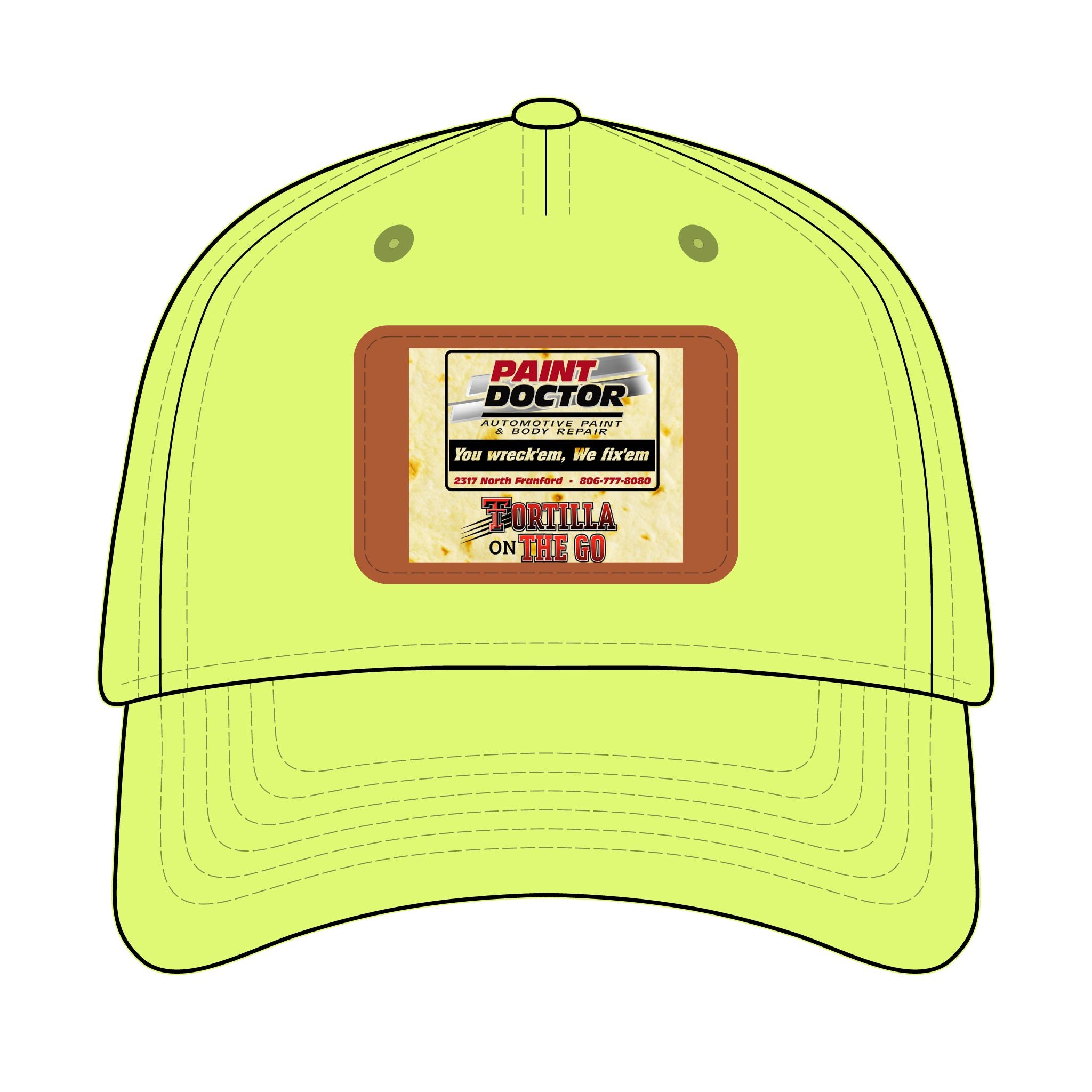 Paint Doctor Leather Patch Baseball Cap