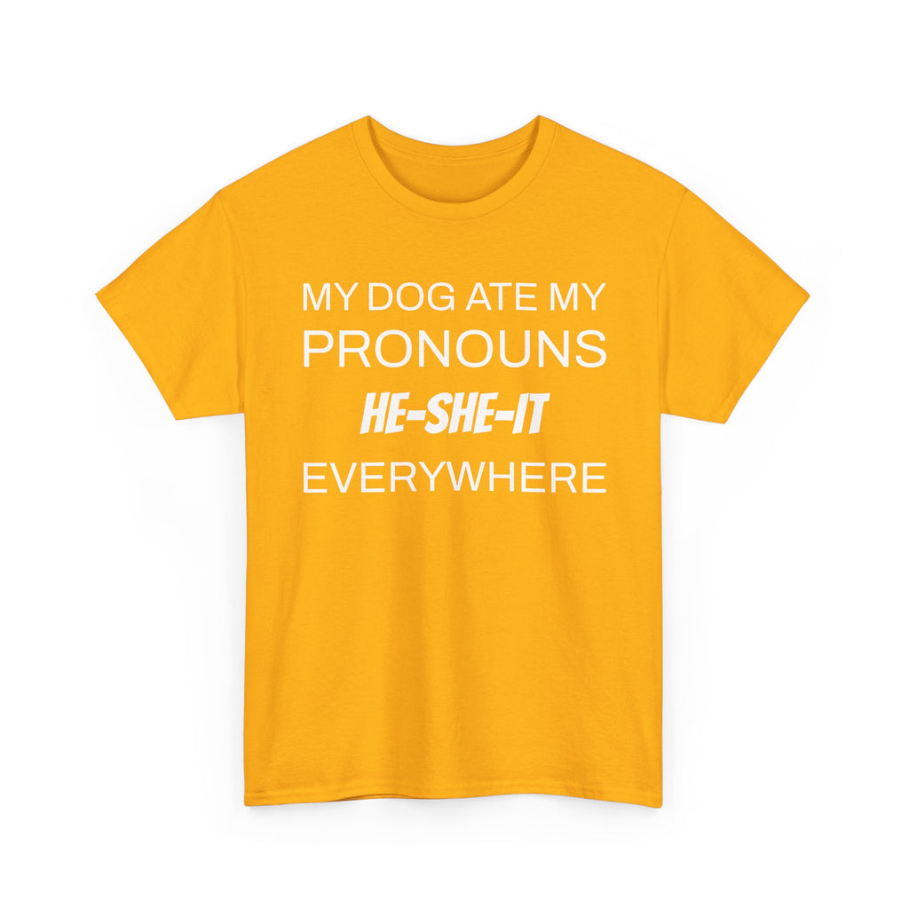 Funny Pronouns T-Shirt, Trendy LGBTQ+ Pride Tee, Casual Wear, Everyday Statement Top