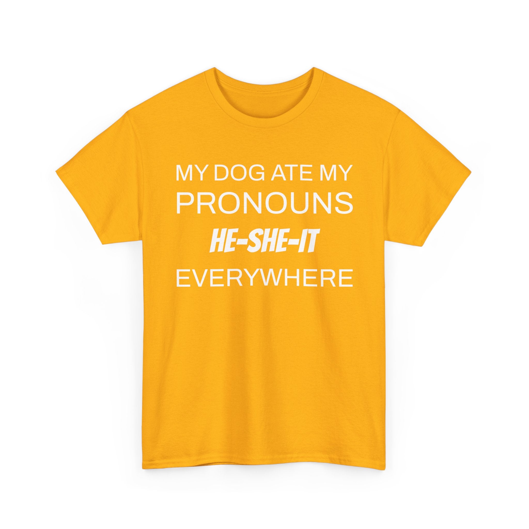 Funny Pronouns T-Shirt, Trendy LGBTQ+ Pride Tee, Casual Wear, Everyday Statement Top