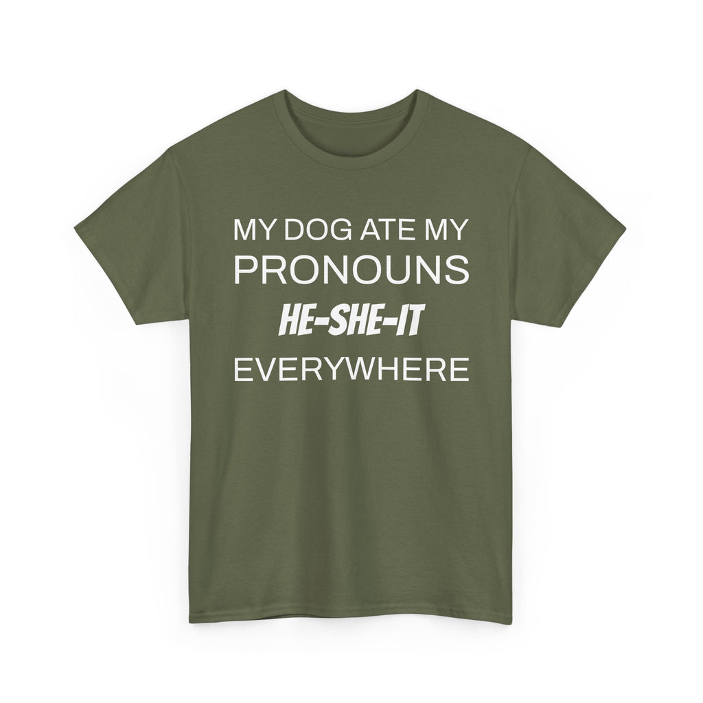 Funny Pronouns T-Shirt, Trendy LGBTQ+ Pride Tee, Casual Wear, Everyday Statement Top