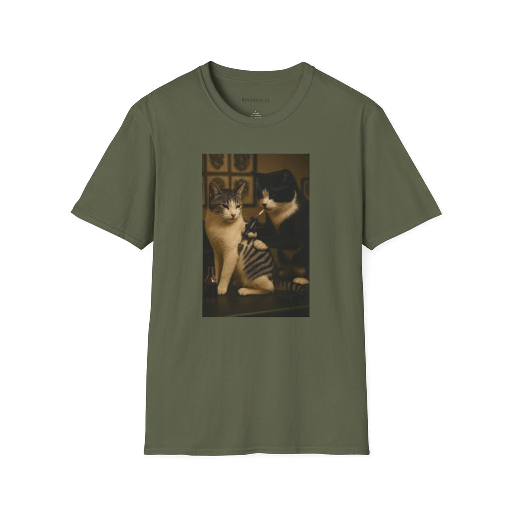 Cat Tatoo- Soft Tee