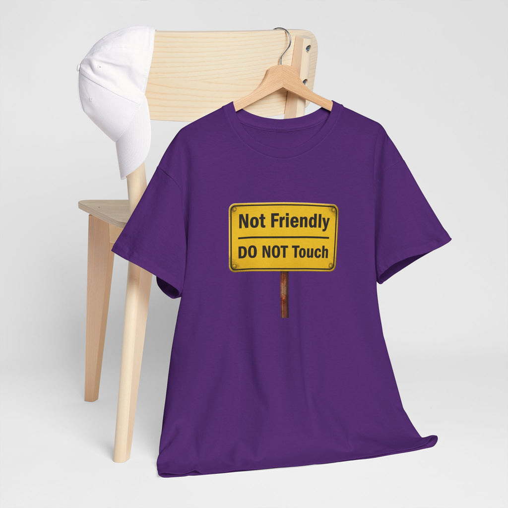 Not Friendly - Heavy Cotton Tee