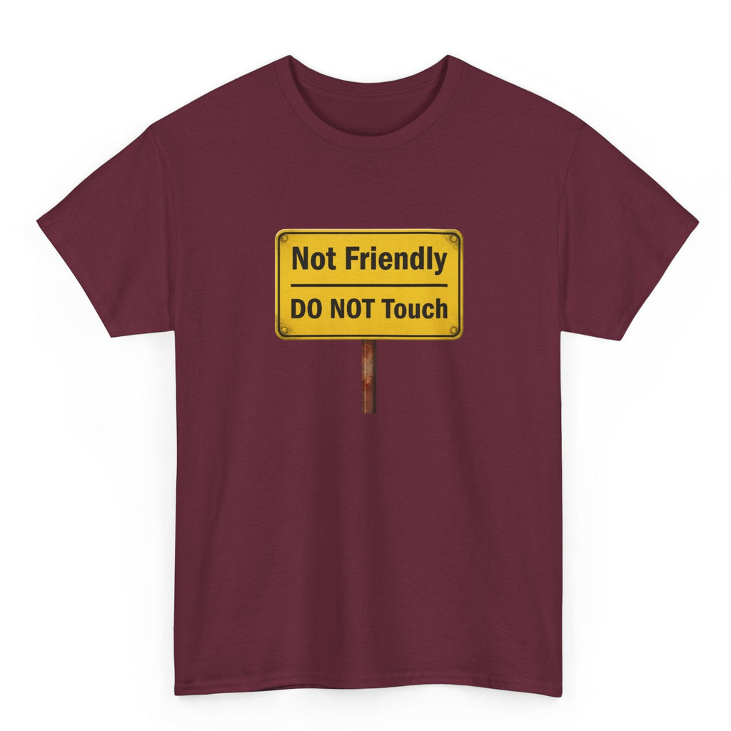 Not Friendly - Heavy Cotton Tee