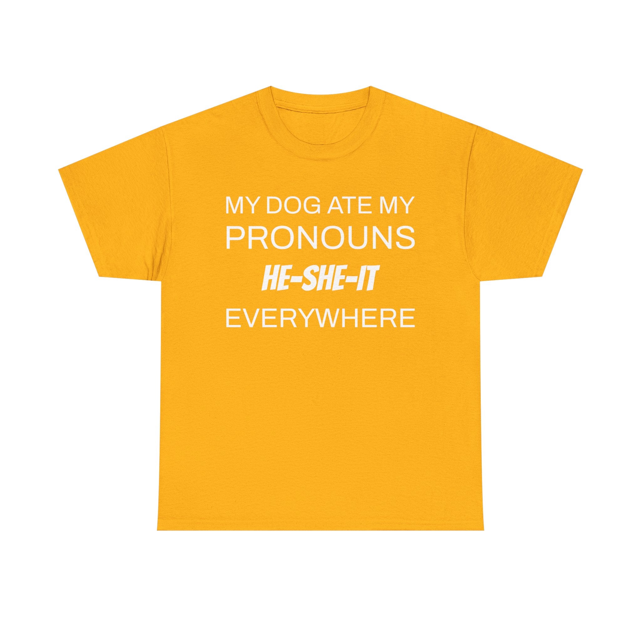 Funny Pronouns T-Shirt, Trendy LGBTQ+ Pride Tee, Casual Wear, Everyday Statement Top