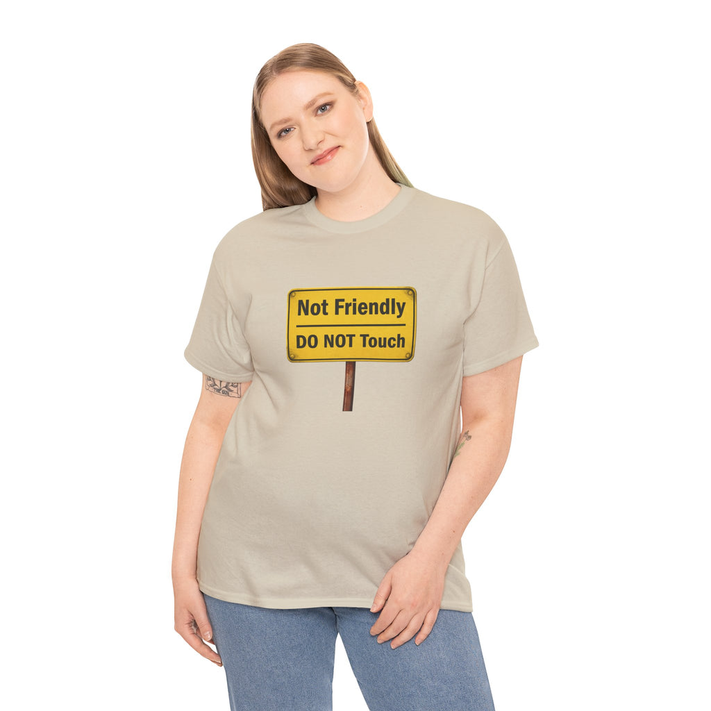 Not Friendly - Heavy Cotton Tee