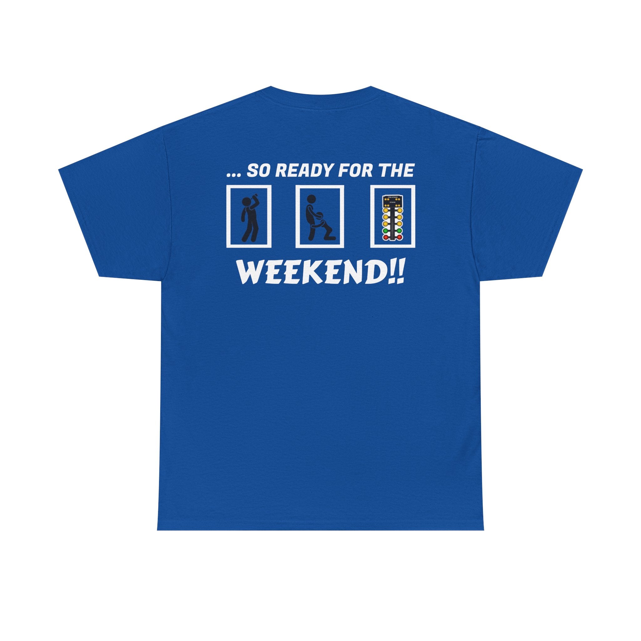 Weekend Vibes Unisex Heavy Cotton Tee, Casual Graphic Shirt, Perfect for Relaxation, Gift for Friends, Summer Wear