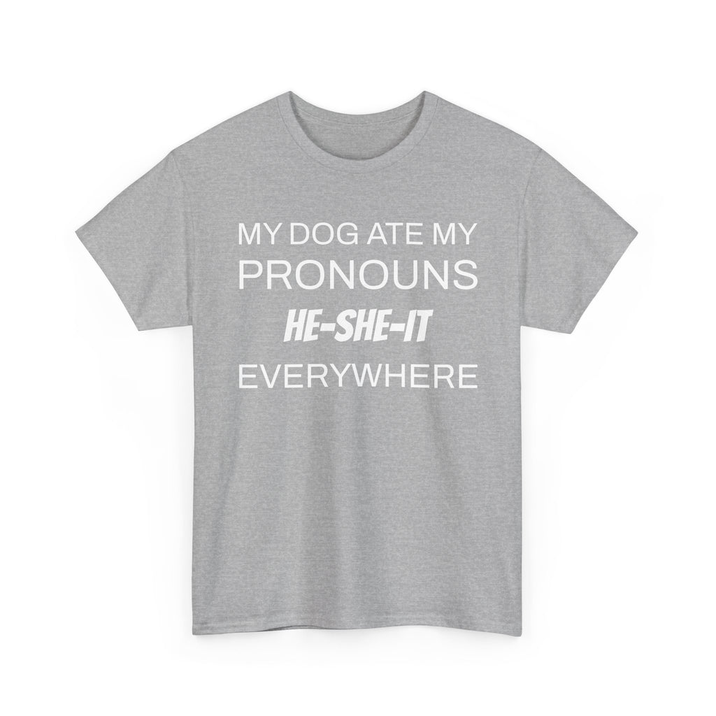 Funny Pronouns T-Shirt, Trendy LGBTQ+ Pride Tee, Casual Wear, Everyday Statement Top