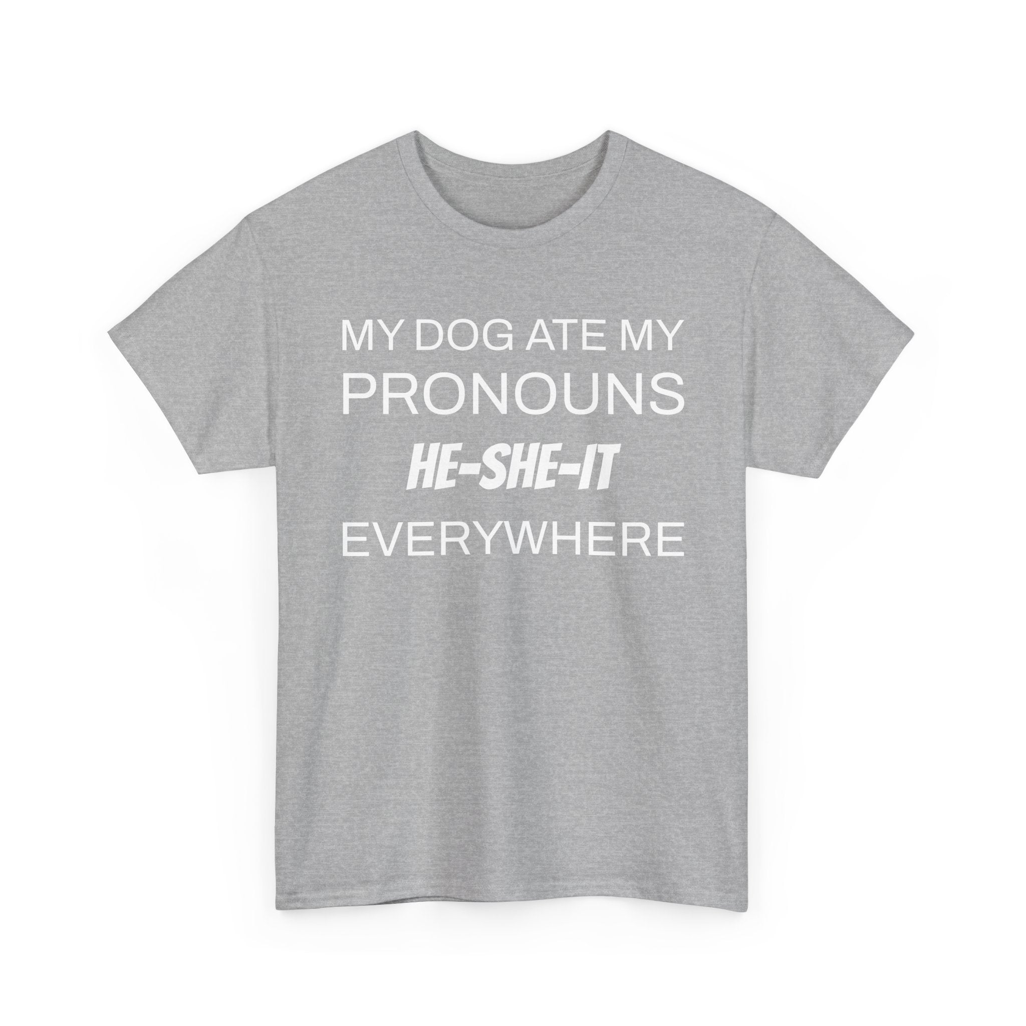 Funny Pronouns T-Shirt, Trendy LGBTQ+ Pride Tee, Casual Wear, Everyday Statement Top