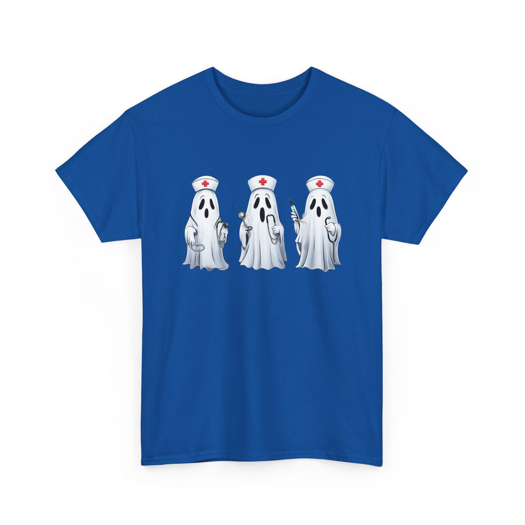 Ghostly Nurses Unisex Heavy Cotton Tee