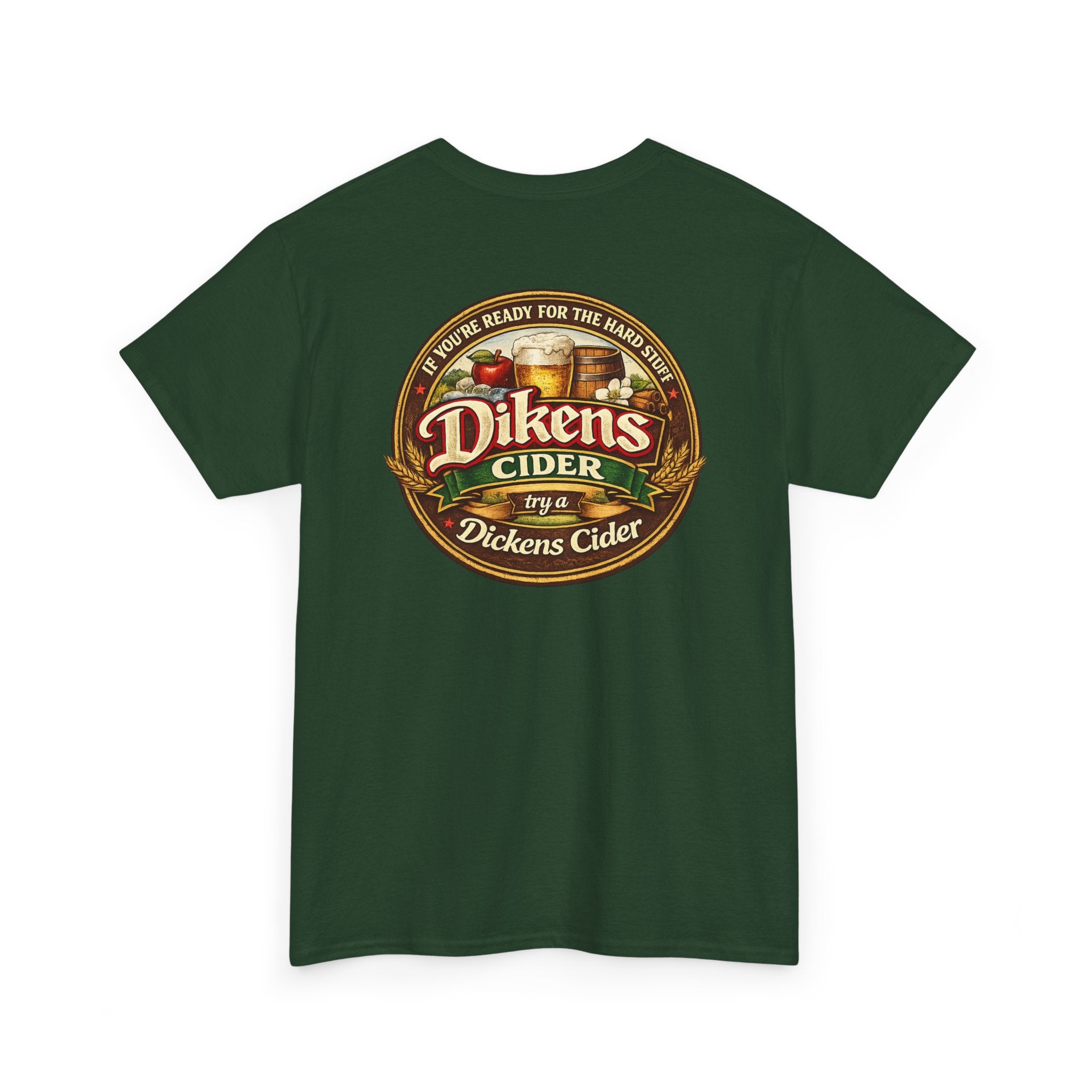 Dickens Cider - Hard Stuff Heavy Cotton Tee