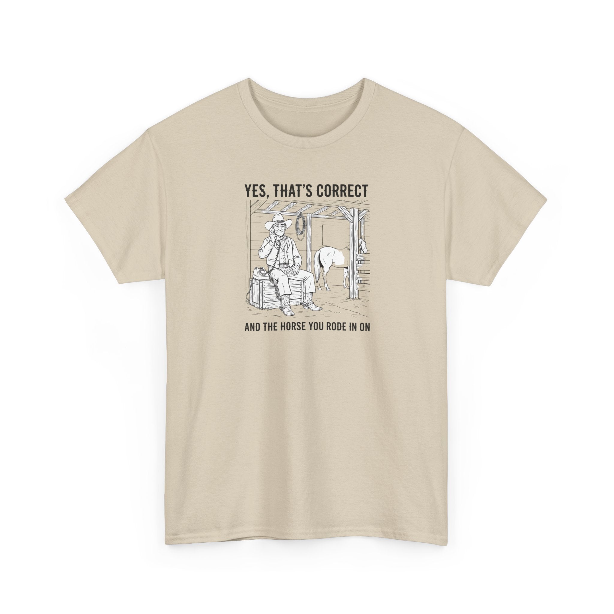 ...and the horse you rode in on - Heavy Tee