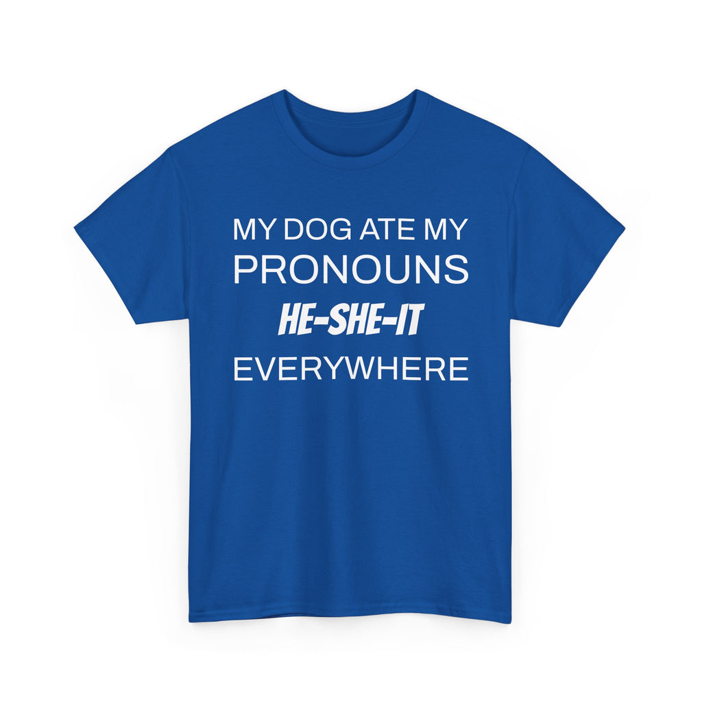 Funny Pronouns T-Shirt, Trendy LGBTQ+ Pride Tee, Casual Wear, Everyday Statement Top