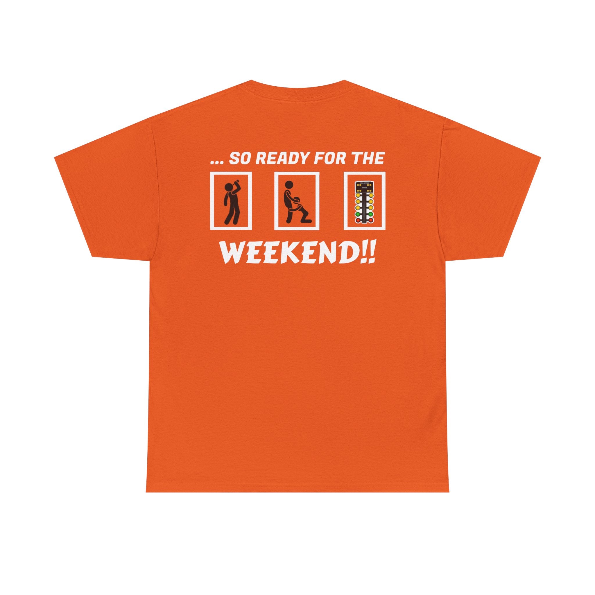 Weekend Vibes Unisex Heavy Cotton Tee, Casual Graphic Shirt, Perfect for Relaxation, Gift for Friends, Summer Wear