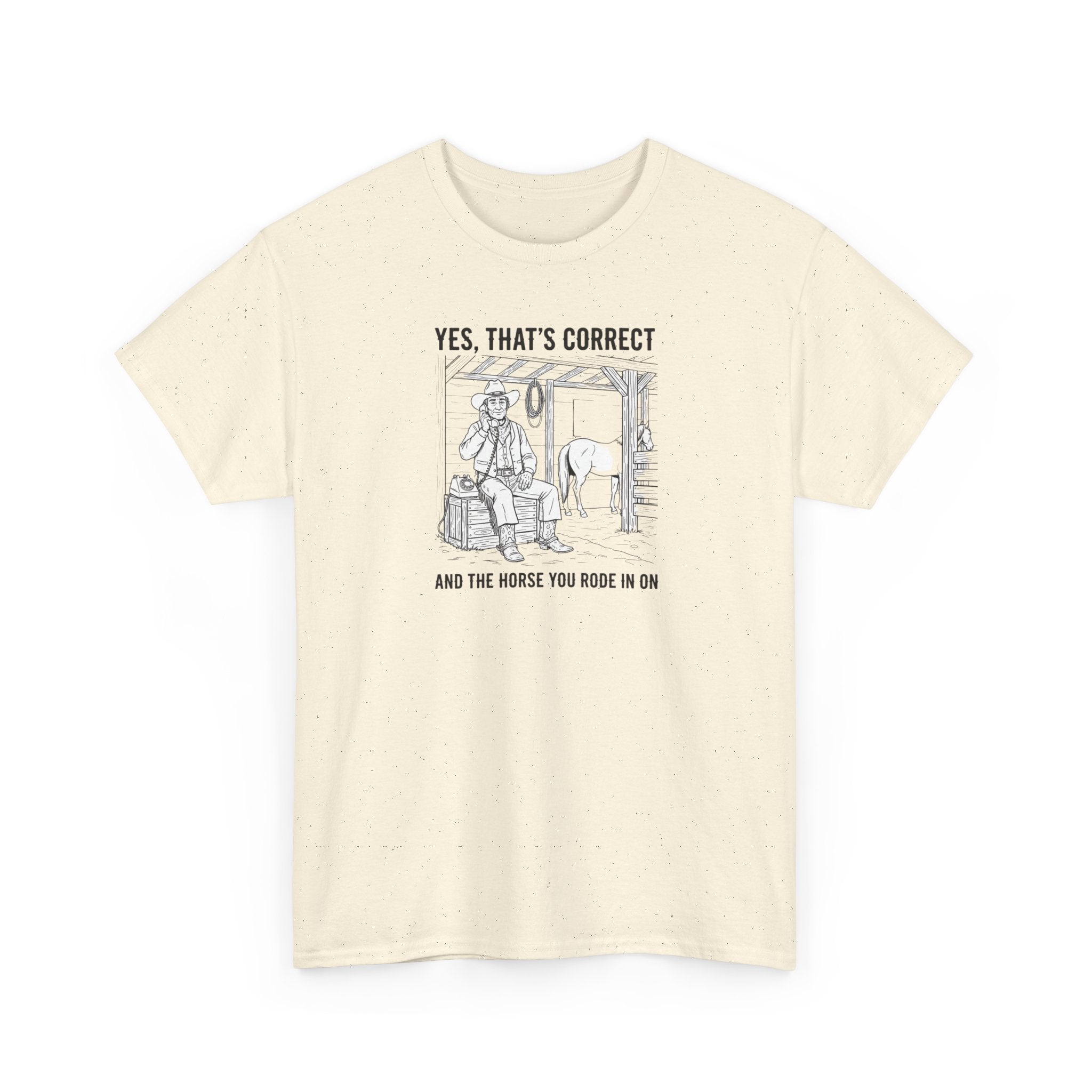 ...and the horse you rode in on - Heavy Tee