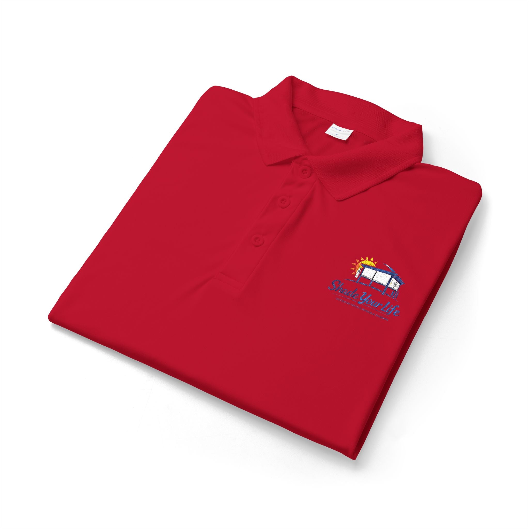 Shade Your Life - 100% Poly Embroidered Polo