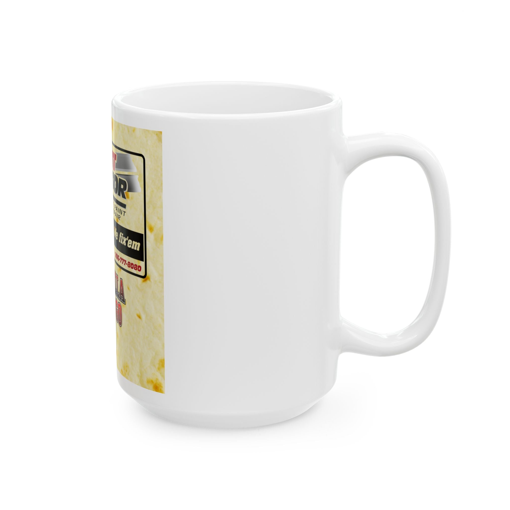 Paint Doctor 'Tortilla On The Go' Ceramic Mug —  (11oz/15oz)