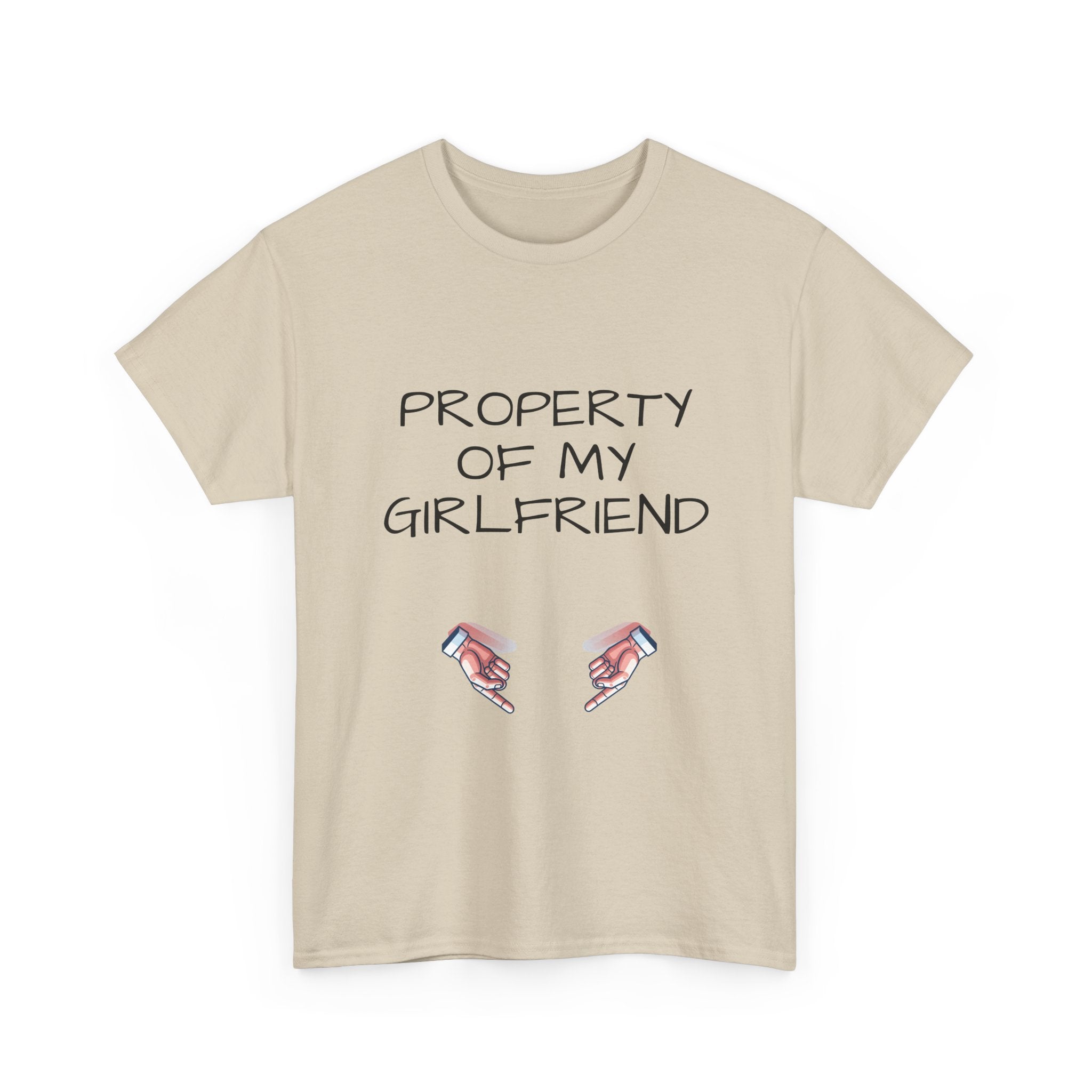 Property of My Girlfriend Tee - Cute Unisex Cotton Shirt, Couples Gift, Relationship Humor Tee, Valentine's Day Gift, Fun Casual Wear