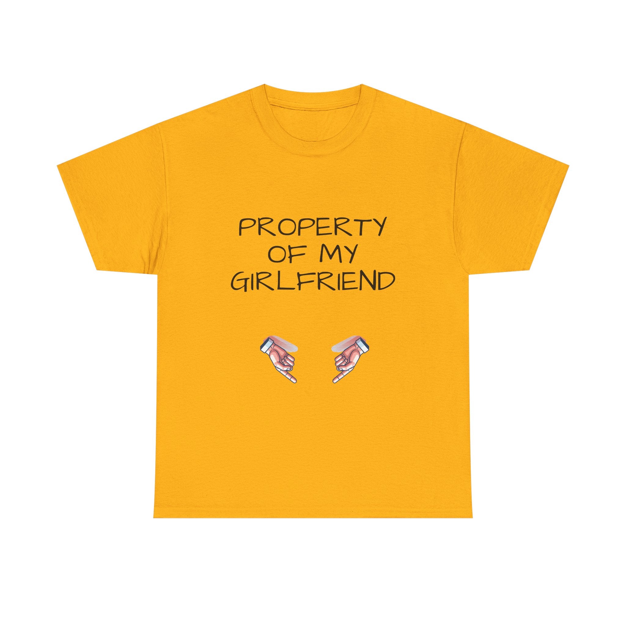 Property of My Girlfriend Tee - Cute Unisex Cotton Shirt, Couples Gift, Relationship Humor Tee, Valentine's Day Gift, Fun Casual Wear