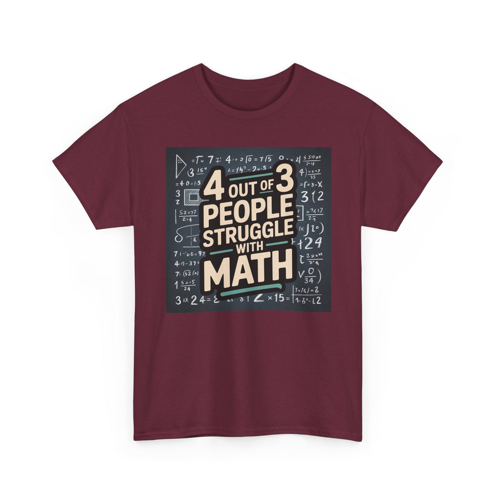 Funny Math T-Shirt, Perfect Gift for Teacher Appreciation, Back to School, Math Enthusiasts, Casual Wear, Humor Tee