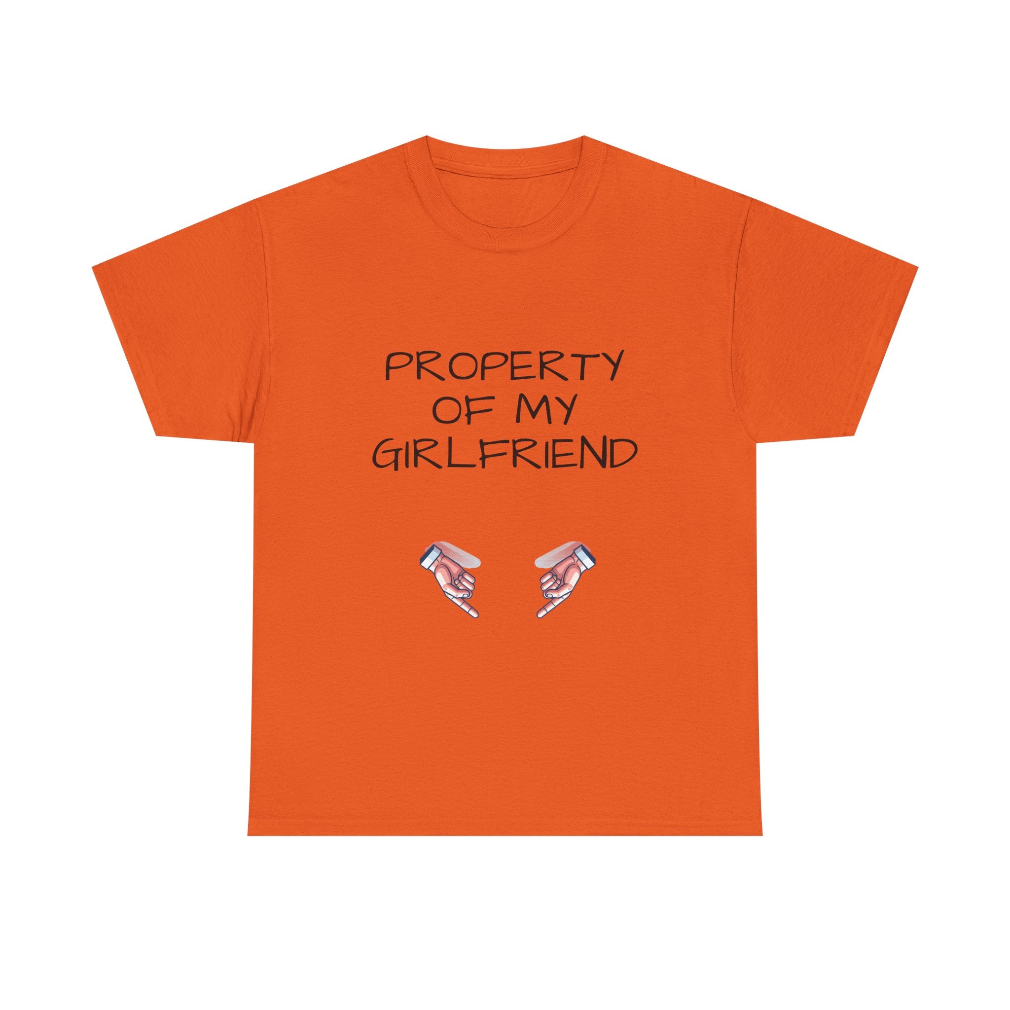 Property of My Girlfriend Tee - Cute Unisex Cotton Shirt, Couples Gift, Relationship Humor Tee, Valentine's Day Gift, Fun Casual Wear