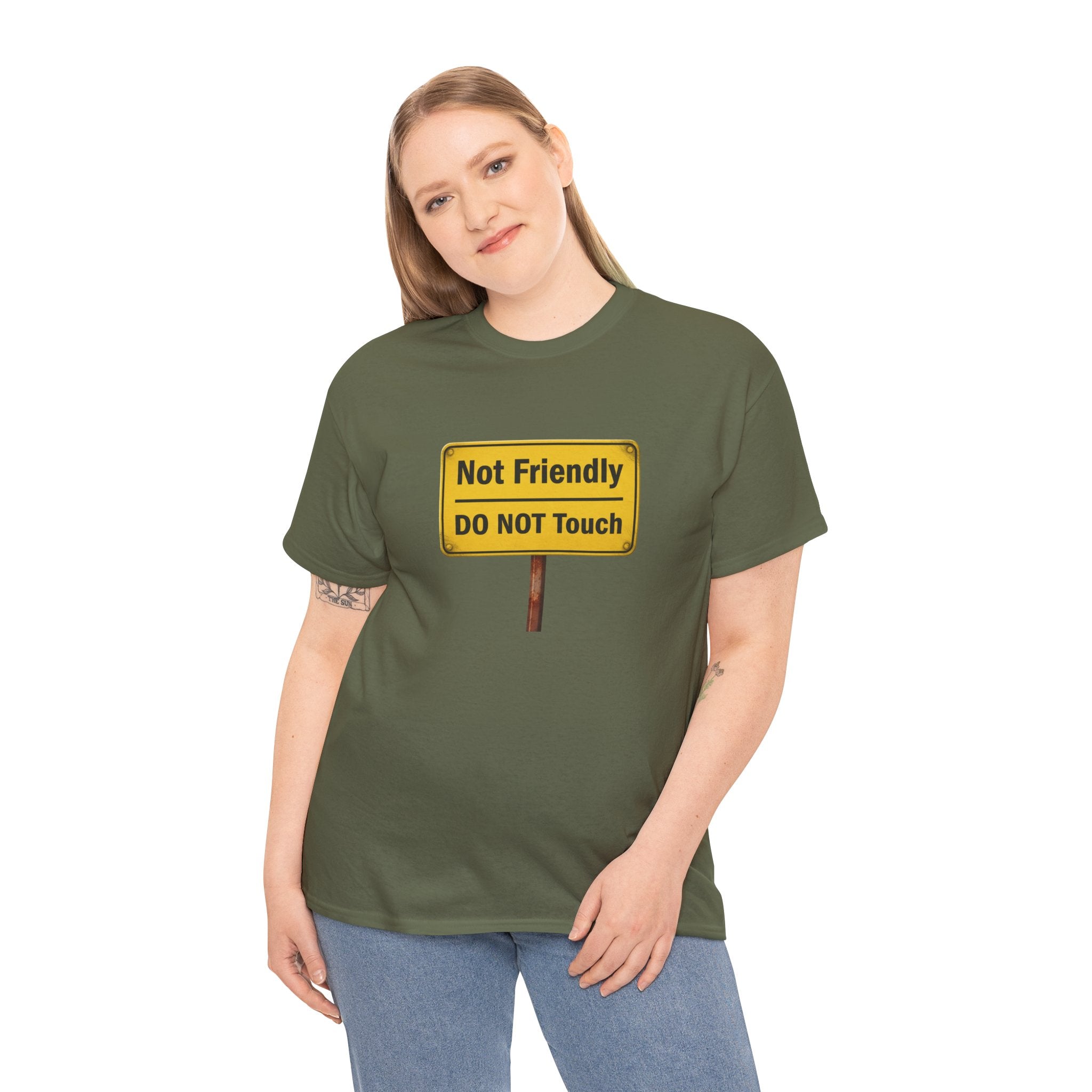 Not Friendly - Heavy Cotton Tee