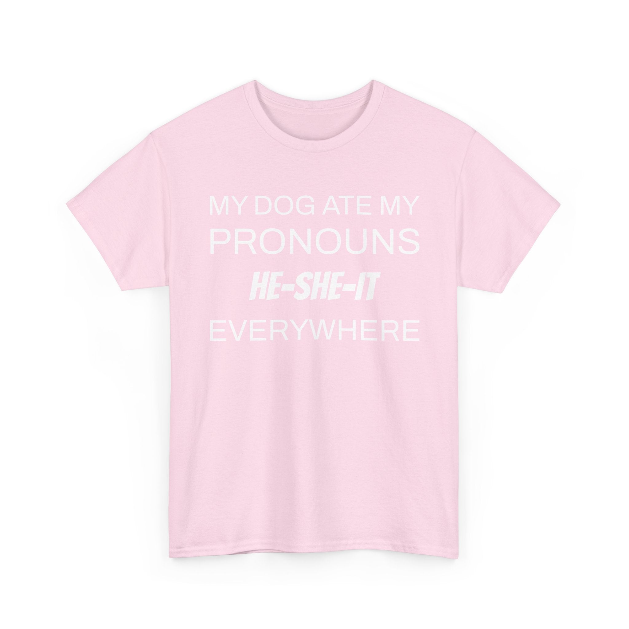 Funny Pronouns T-Shirt, Trendy LGBTQ+ Pride Tee, Casual Wear, Everyday Statement Top